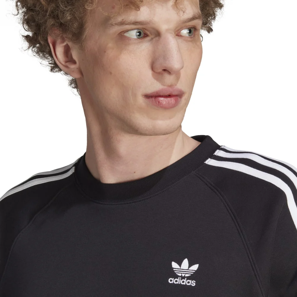 Adicolor Cla  ic  3 tripe  Crew  weat - Image 4