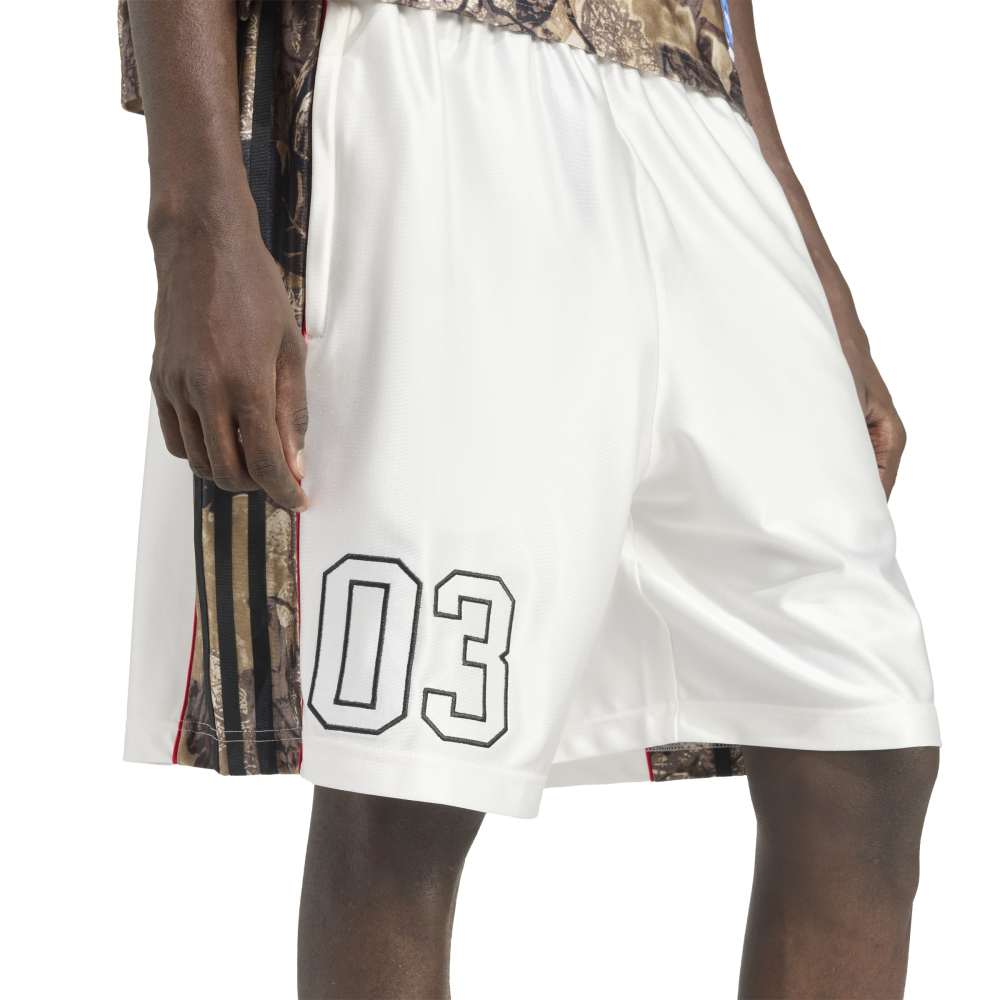 Satin Short White B ack - Image 4