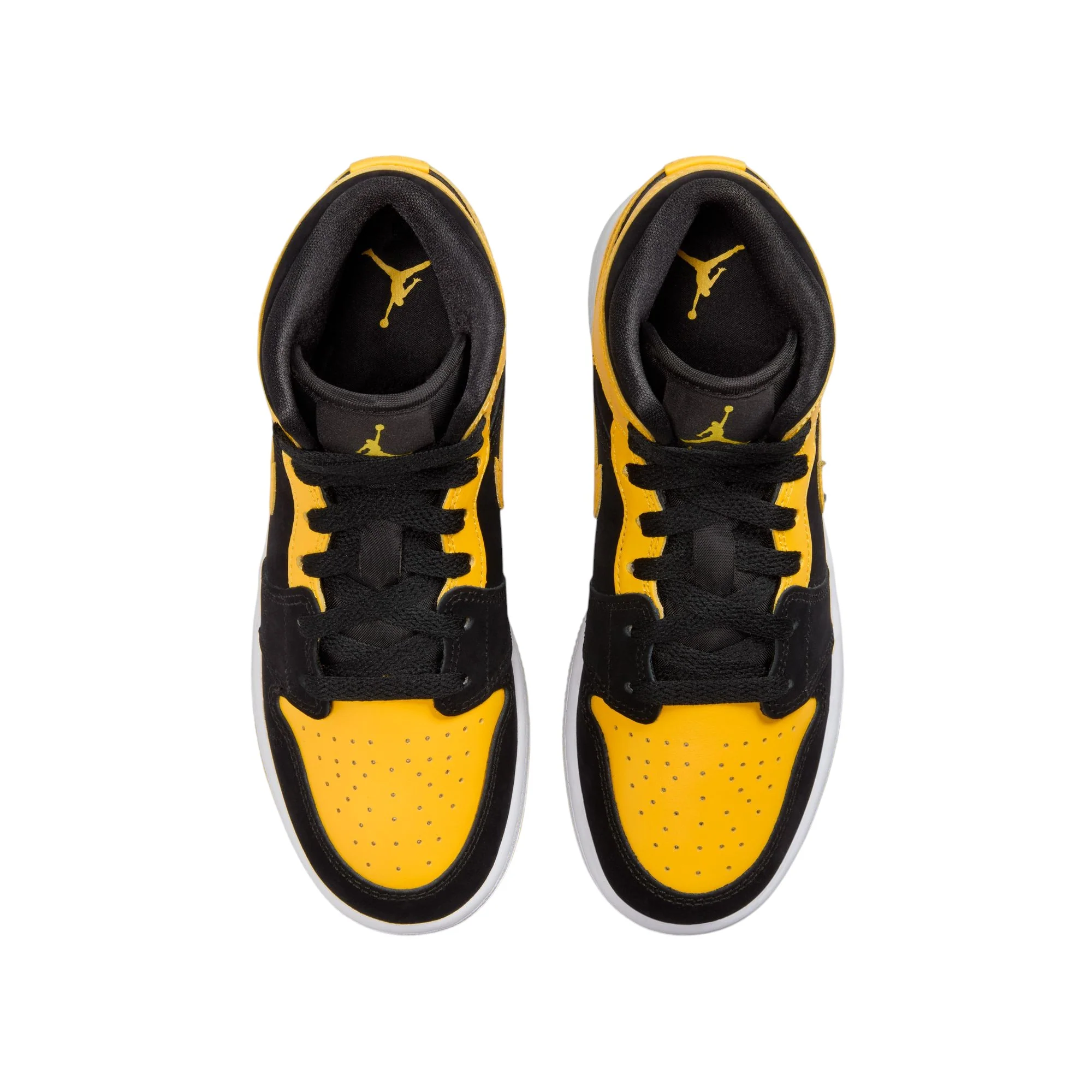 Air Jordan 1 Mid SE New Love Black Varsity Maize - Image 4