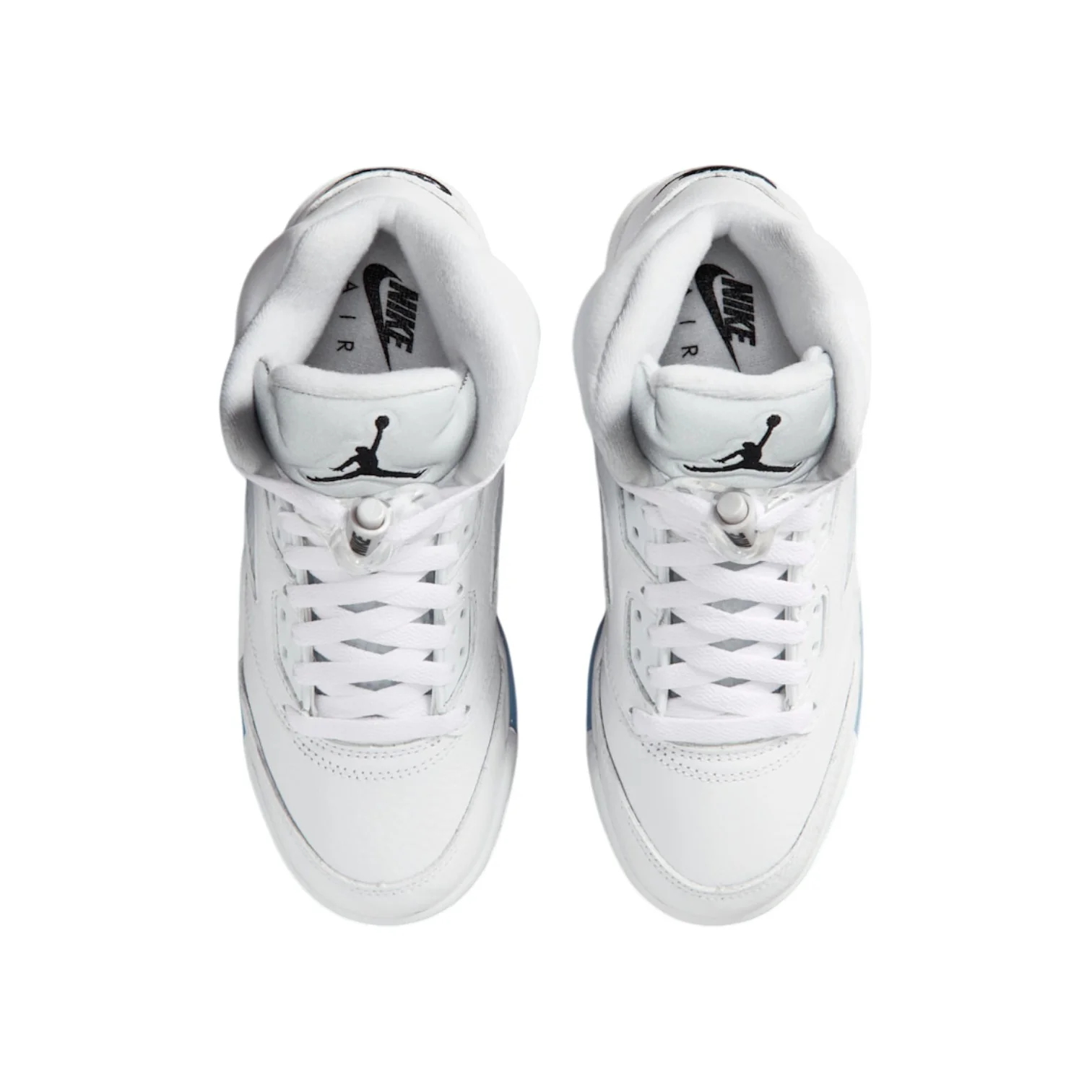 Air Jordan 5 Retro OG White Metallic Sneakers GS - Image 4