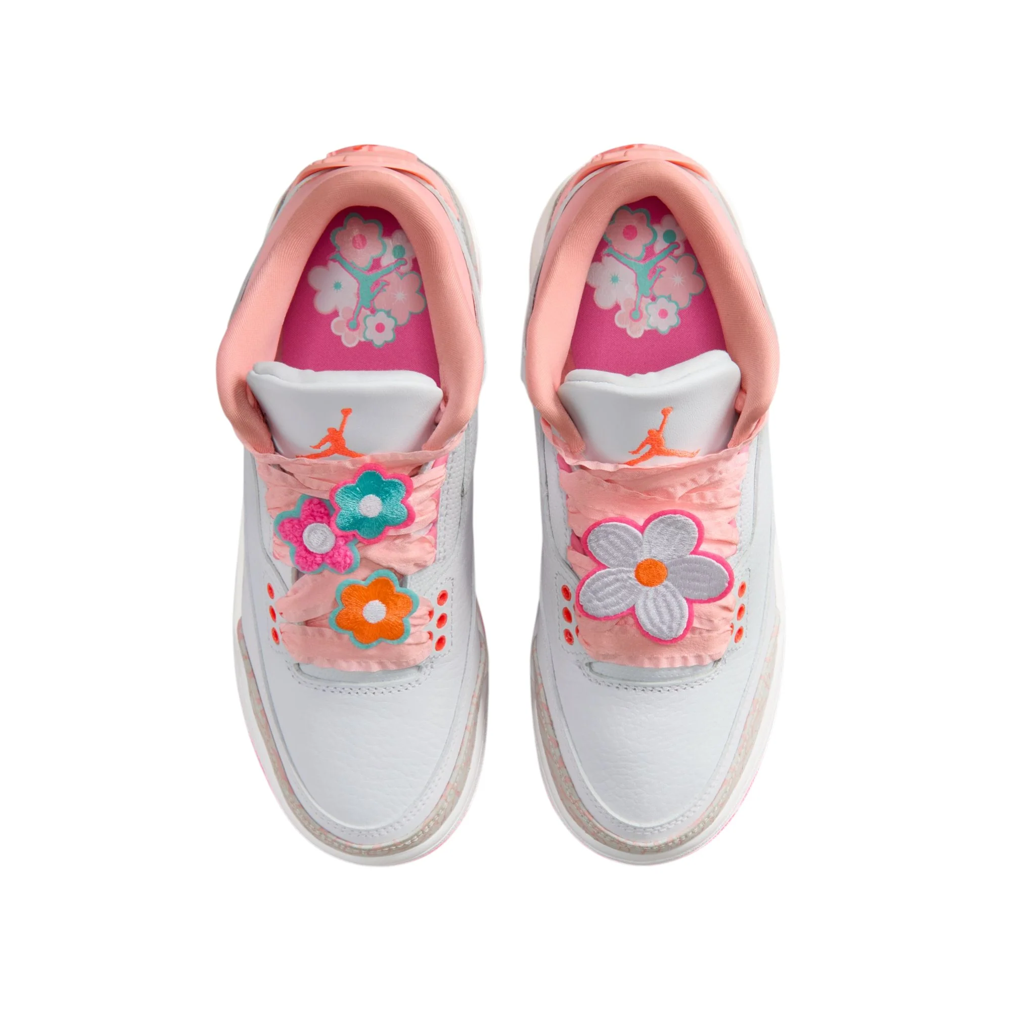 Air Jordan Retro Spring Flowers Sneakers (GS) - Image 4