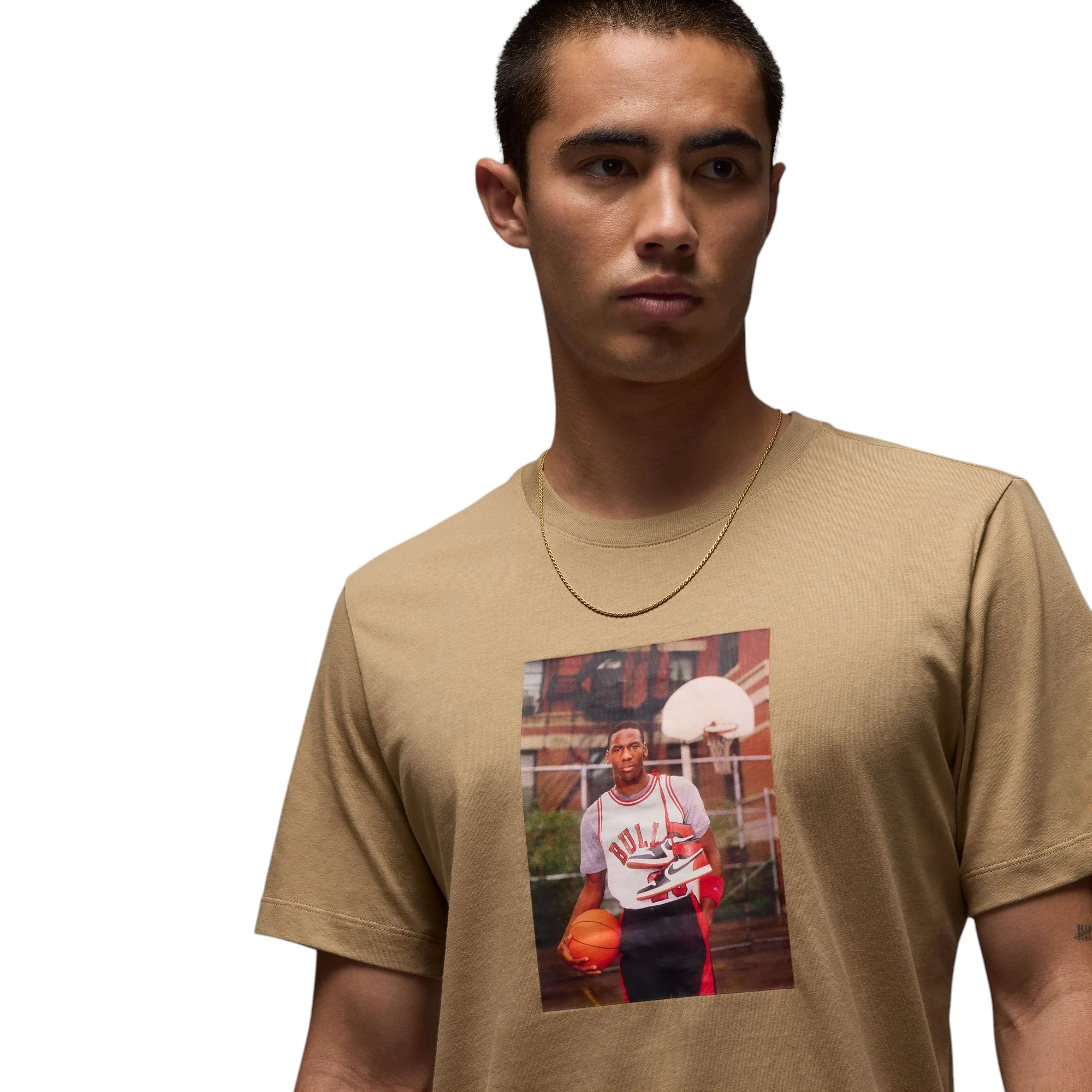 Brand Photo T-Shirt Brown - Image 3
