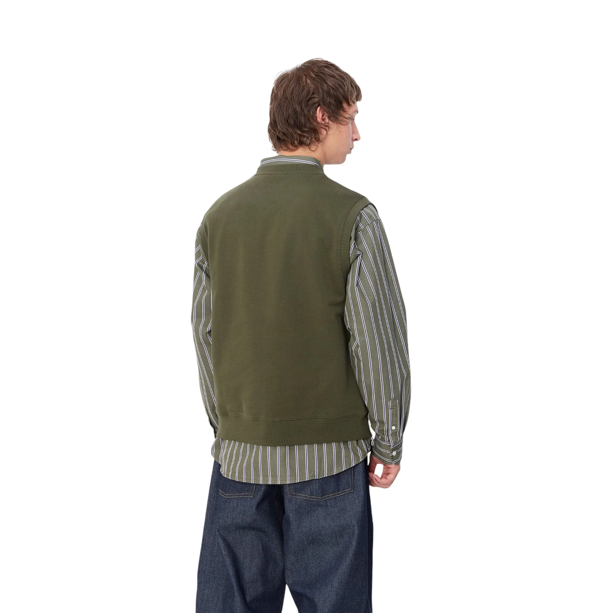 Script Vneck Vest Sweat - Image 4