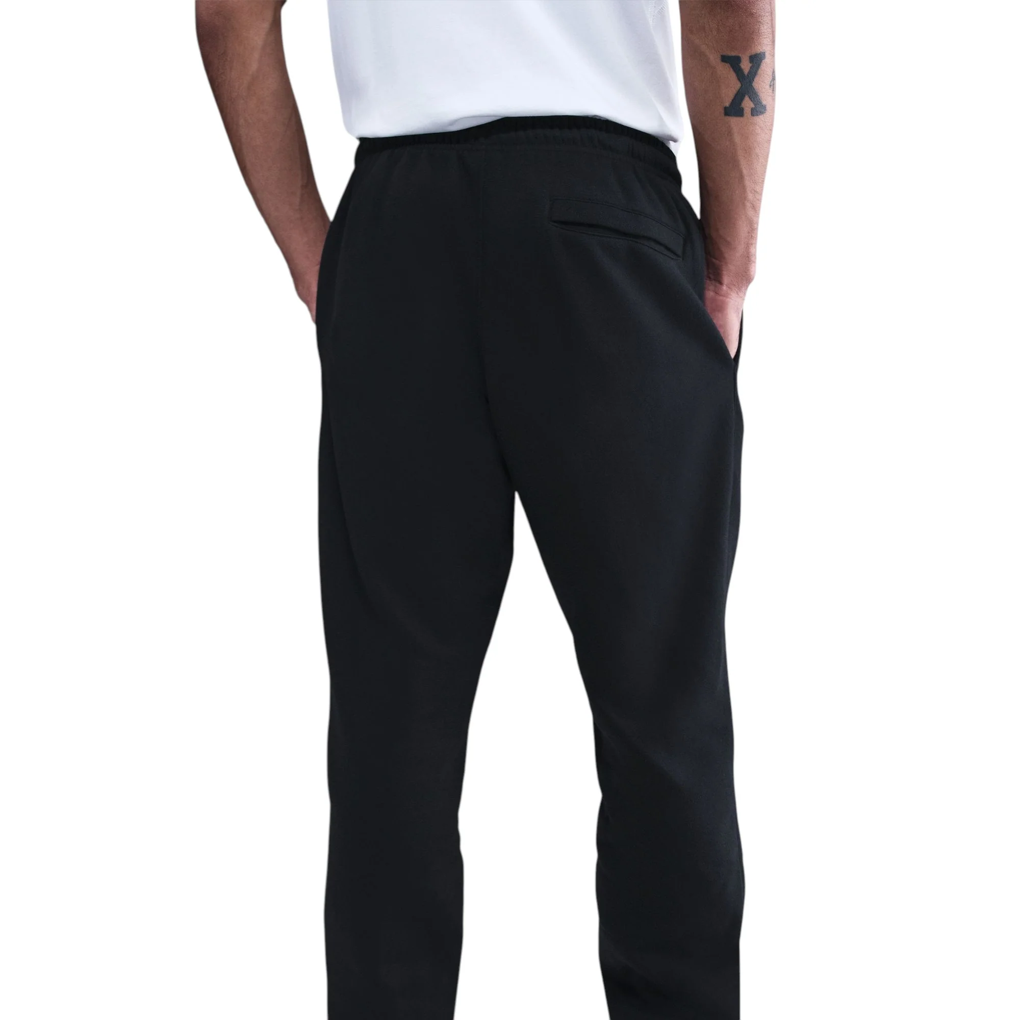 Club Cuffed Brushed Fleece Pants Black - Image 4