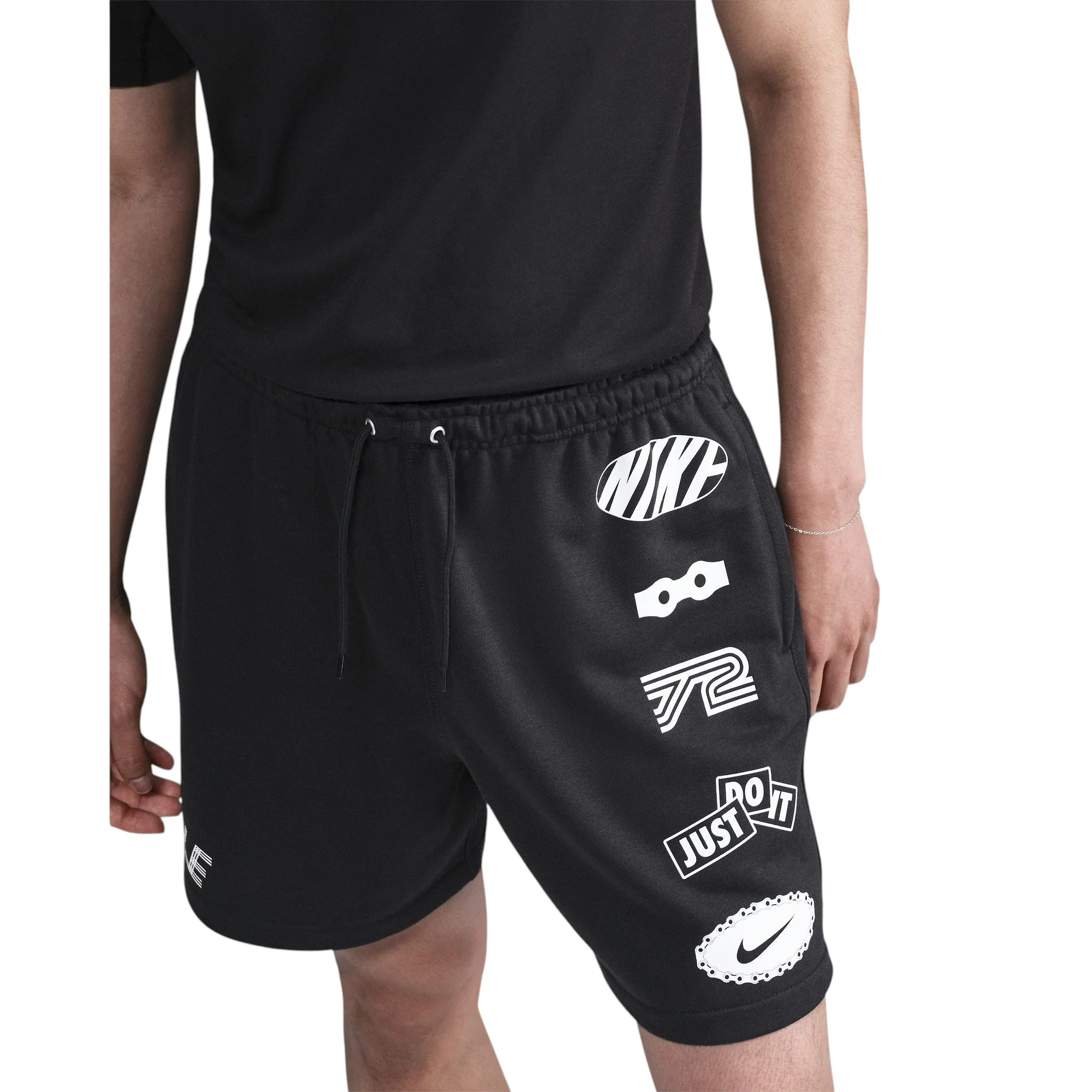 Club French Terry Flow Cycle Short Black - Image 3