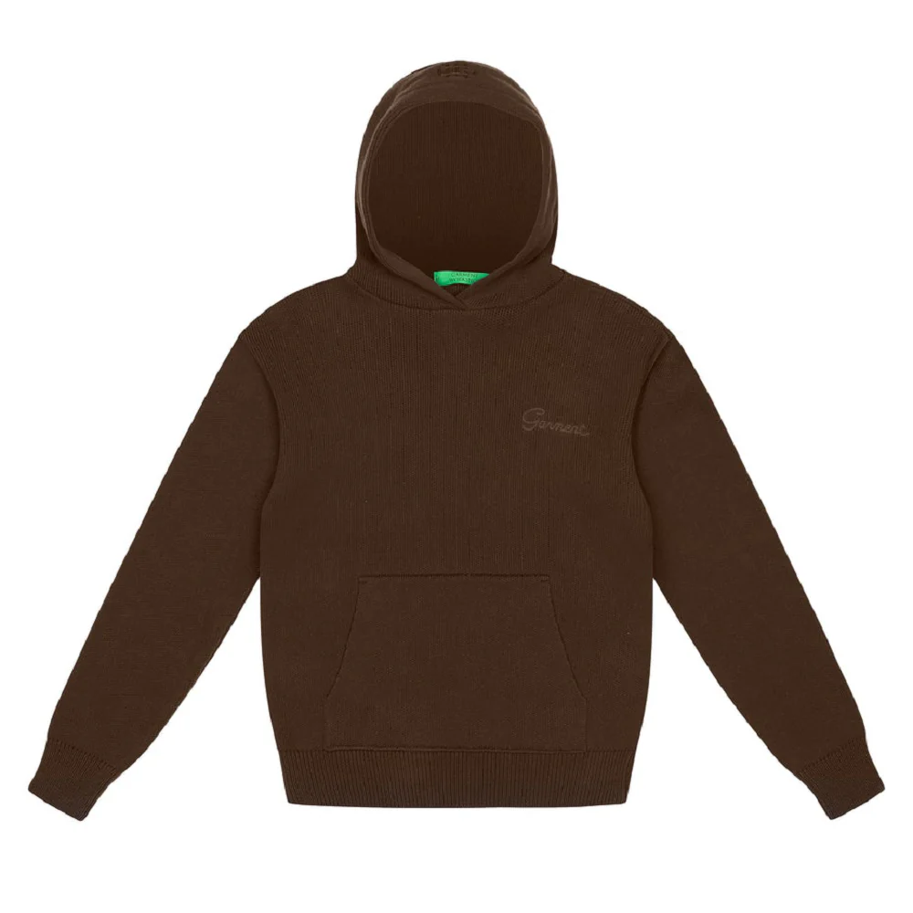 Cotton Knitted Hoodie