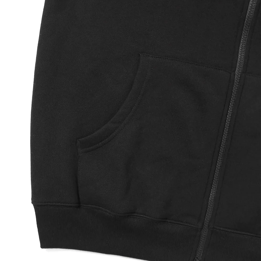 CP INTL. Logo Zip Hoodie Black - Image 4
