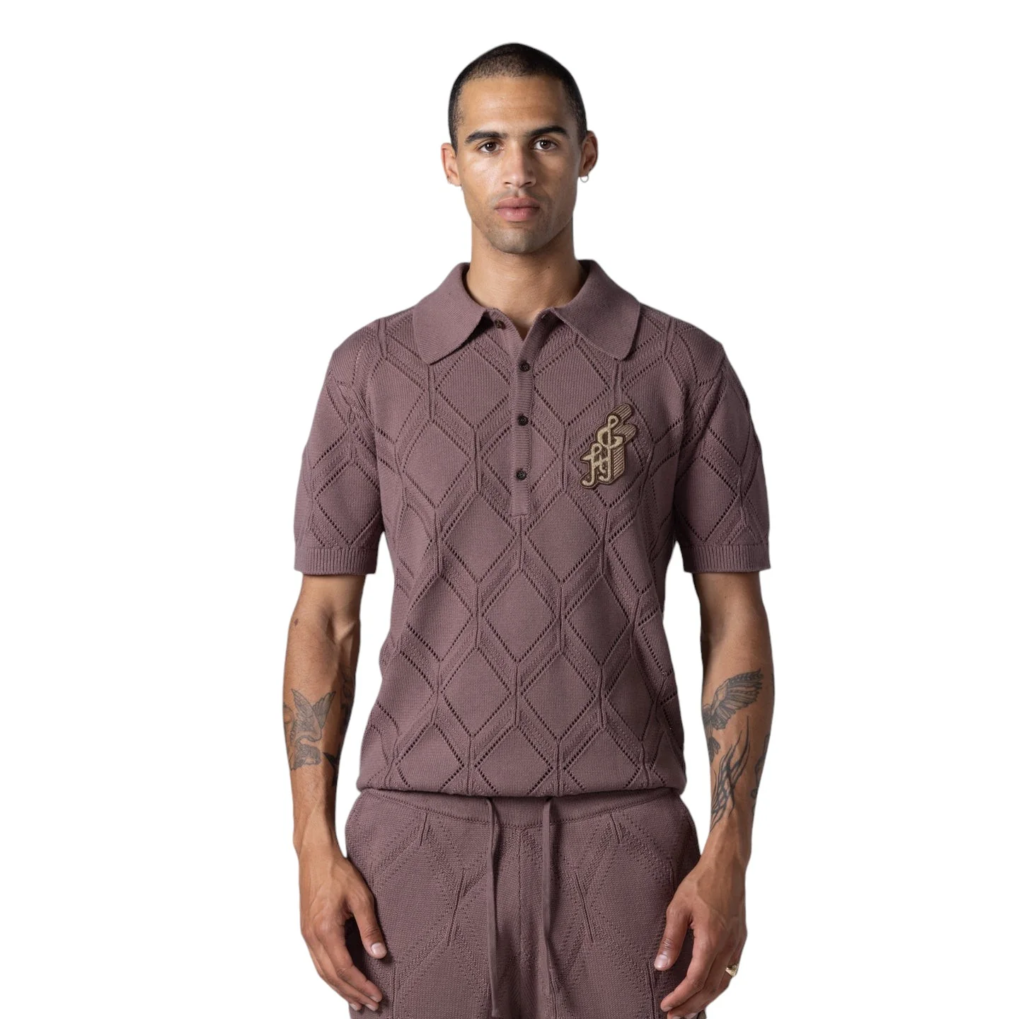 DIAMOND KNIT POLO - Image 3