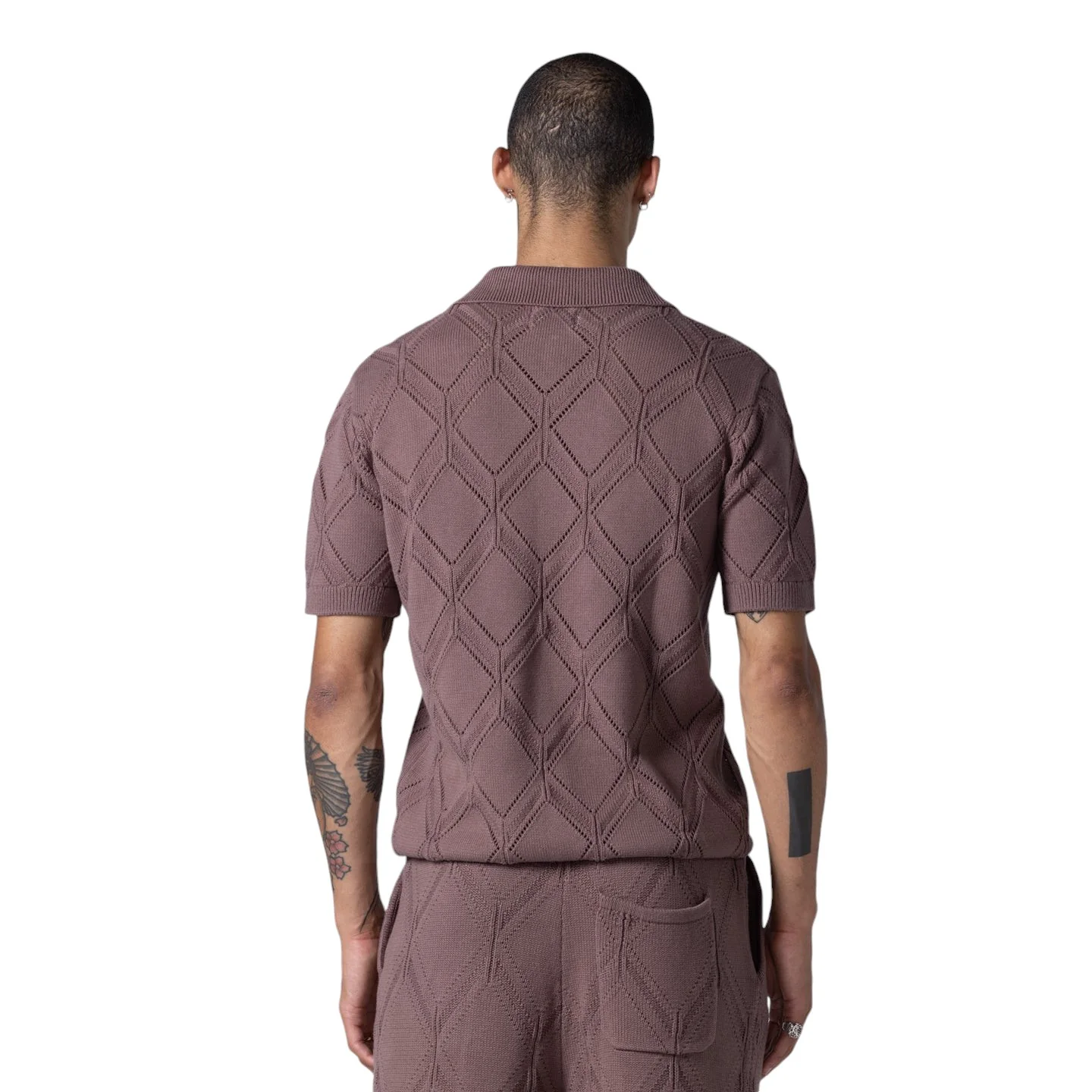 DIAMOND KNIT POLO - Image 4