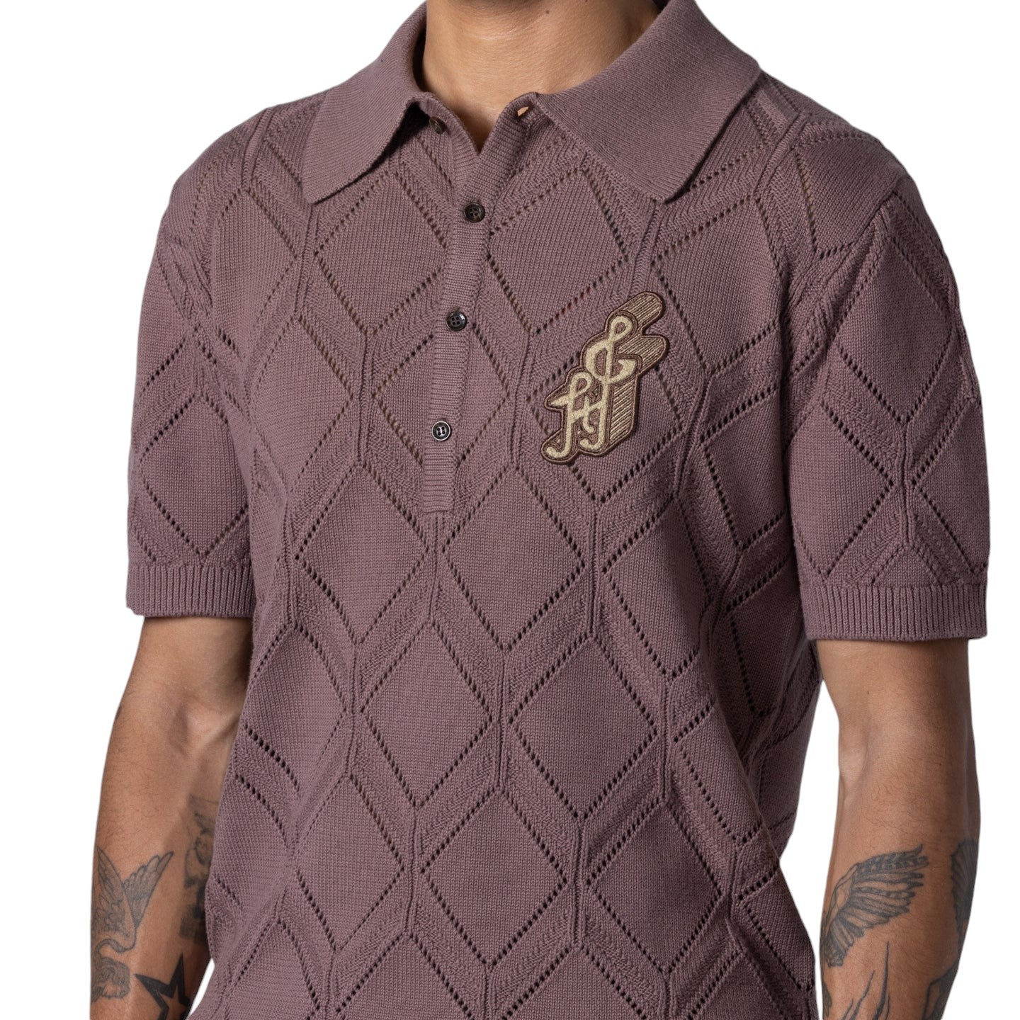 DIAMOND KNIT POLO - Image 5