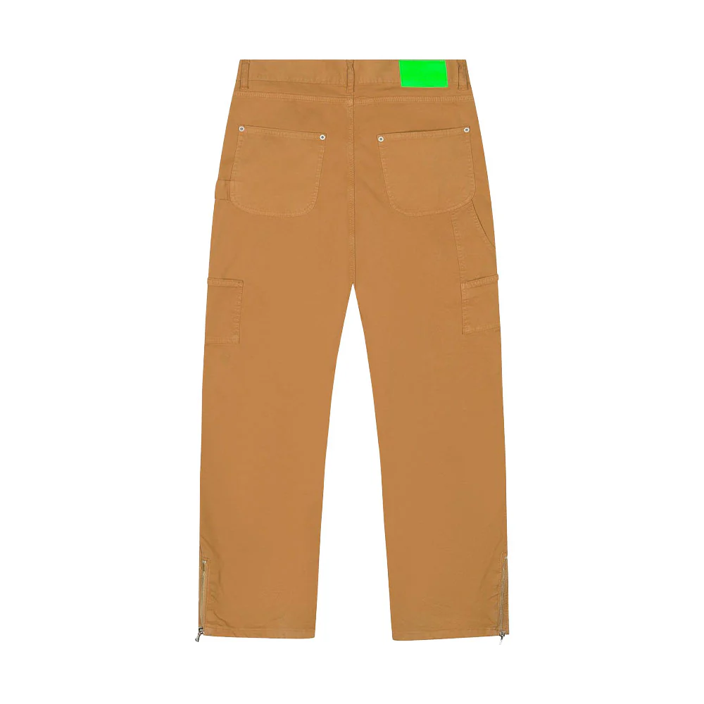 Canvas Doub e Knee Pants Beige - Image 2