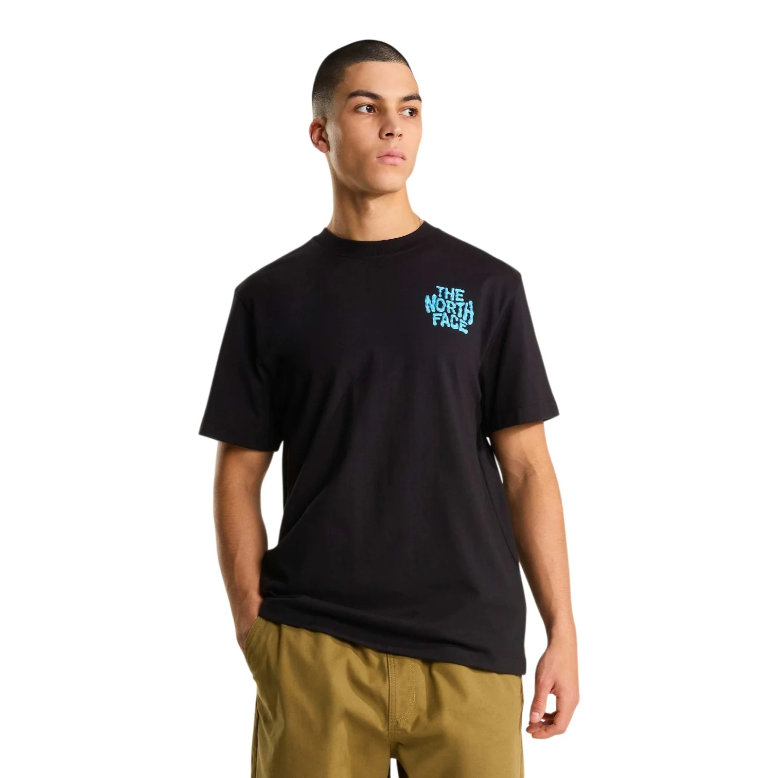 Drip Logo Relaxed Short Sleeve T-Shirt Black - Image 3