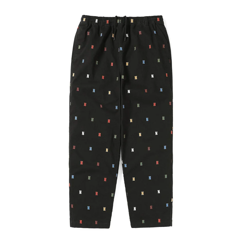 Embroidered Easy Pant