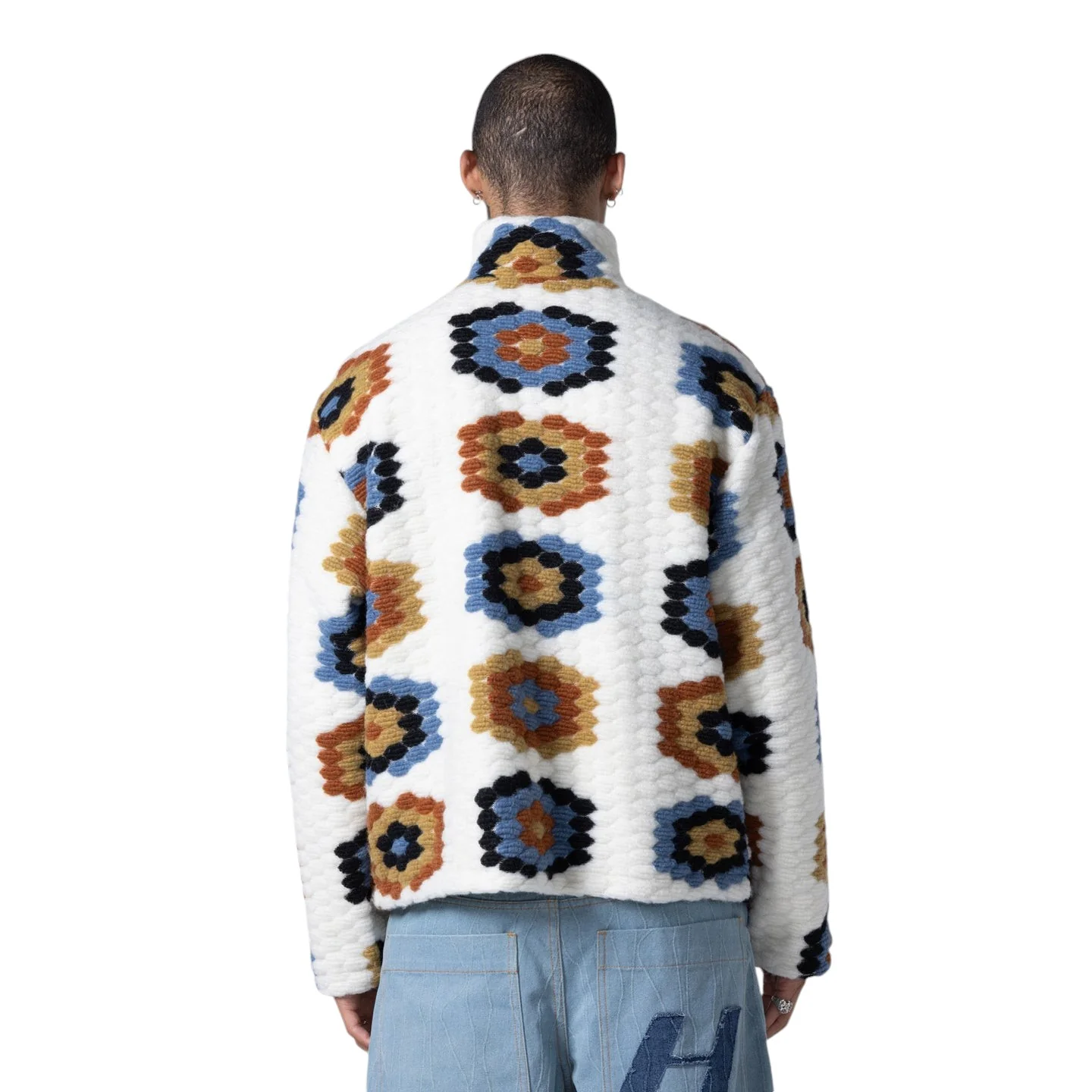 Textured Fu   Zip Jacket - Image 4