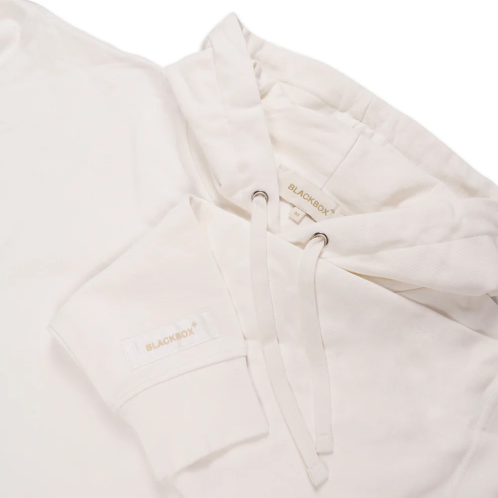 Basic, Not Simple. Hoodie White - Image 3