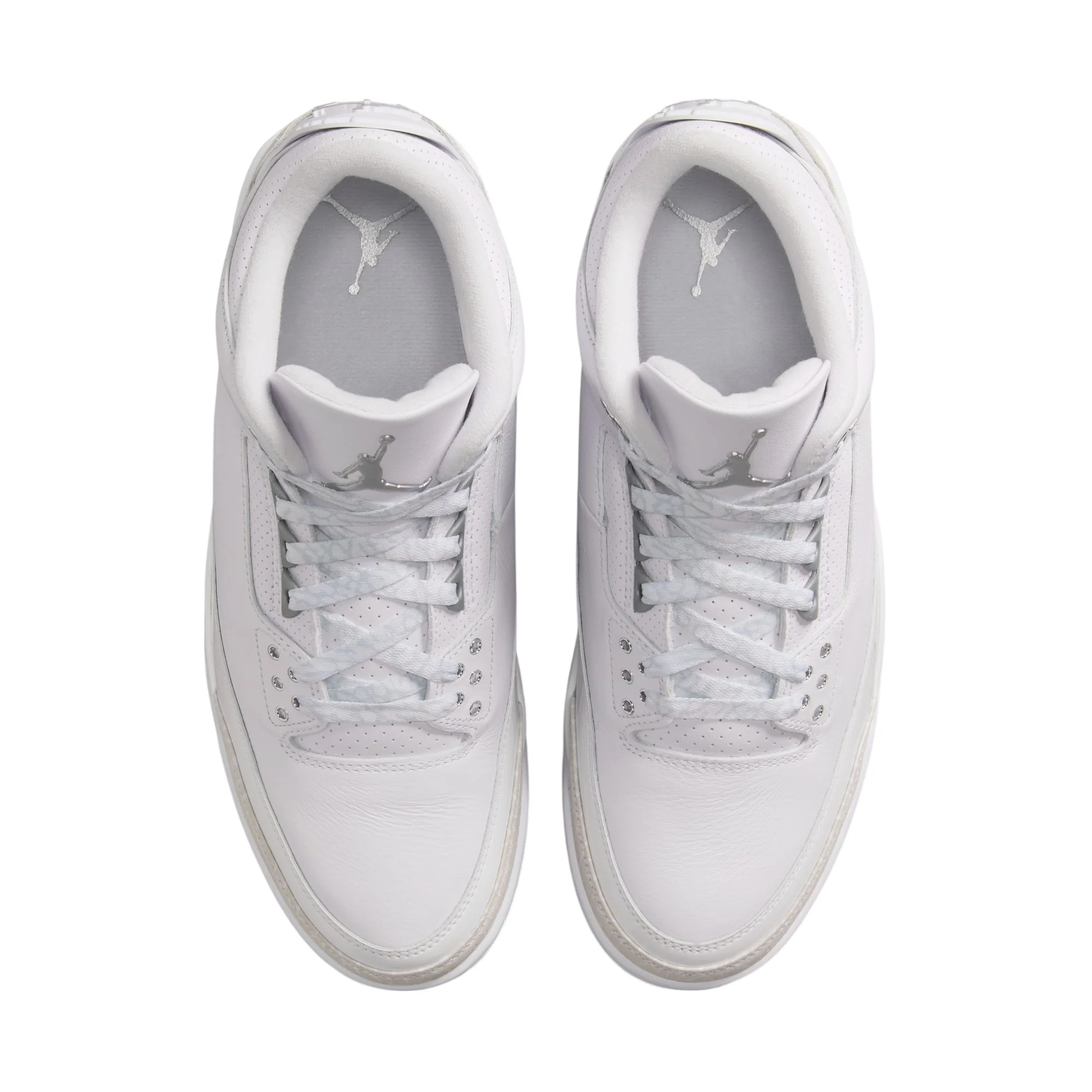 Jordan 3 Retro Pure Money White Metallic Silver - Image 4