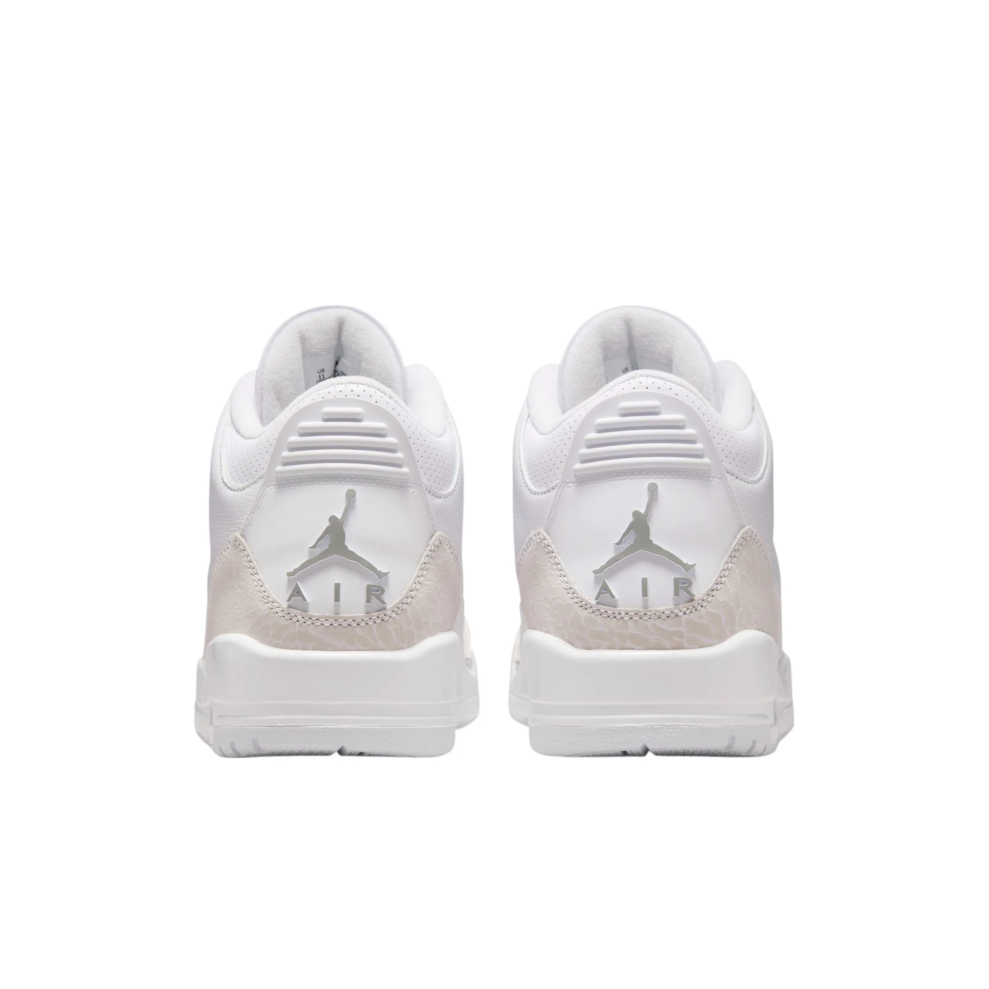 Jordan 3 Retro Pure Money White Metallic Silver - Image 5