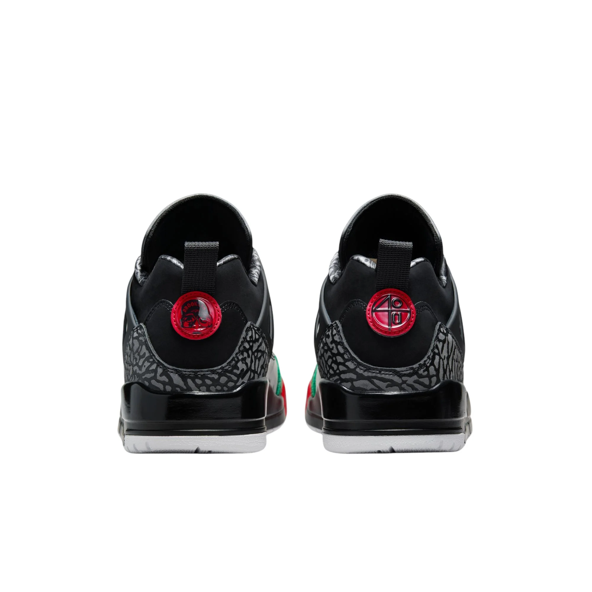 Jordan Spizike Low Black Classic Green Varsity Red - Image 5