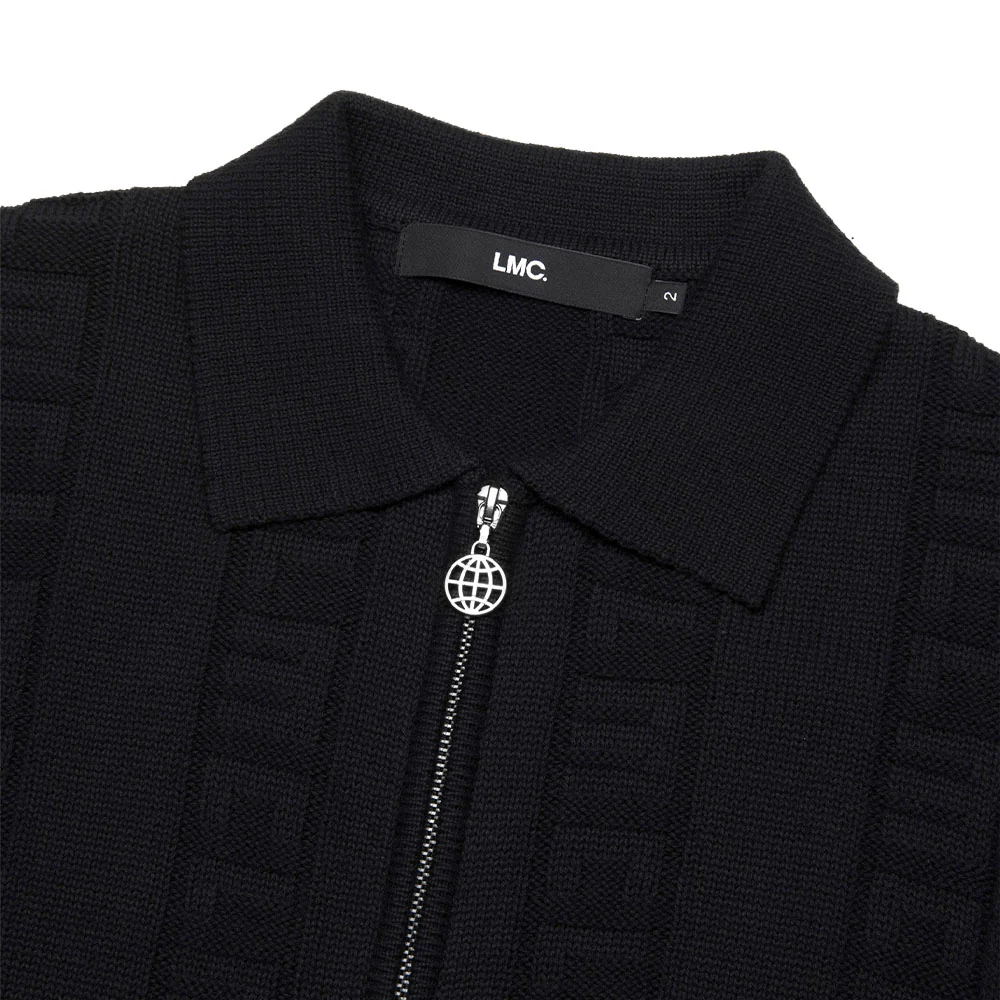 Jqd Zipup Knitted Polo Shirt - Image 3