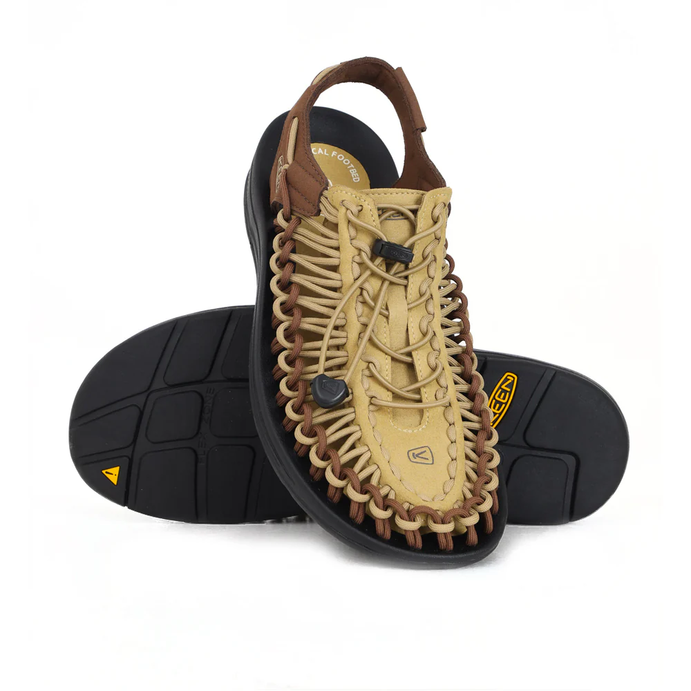 Uneek Mkhaki/dark Earth Sandals Beige   Us - Image 3
