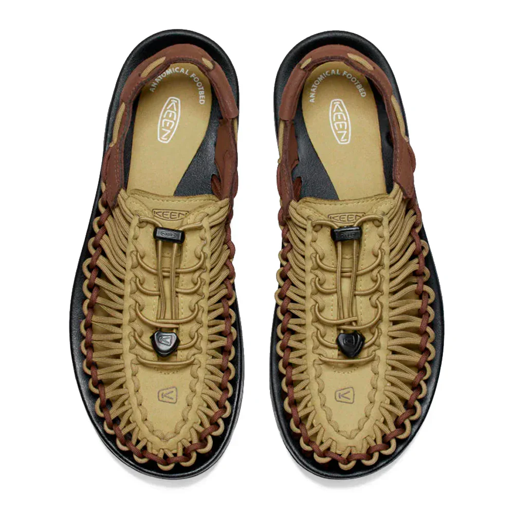 Uneek Mkhaki/dark Earth Sandals Beige   Us - Image 4