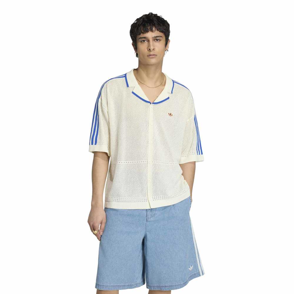 Knitted Resort Shirt White - Image 2