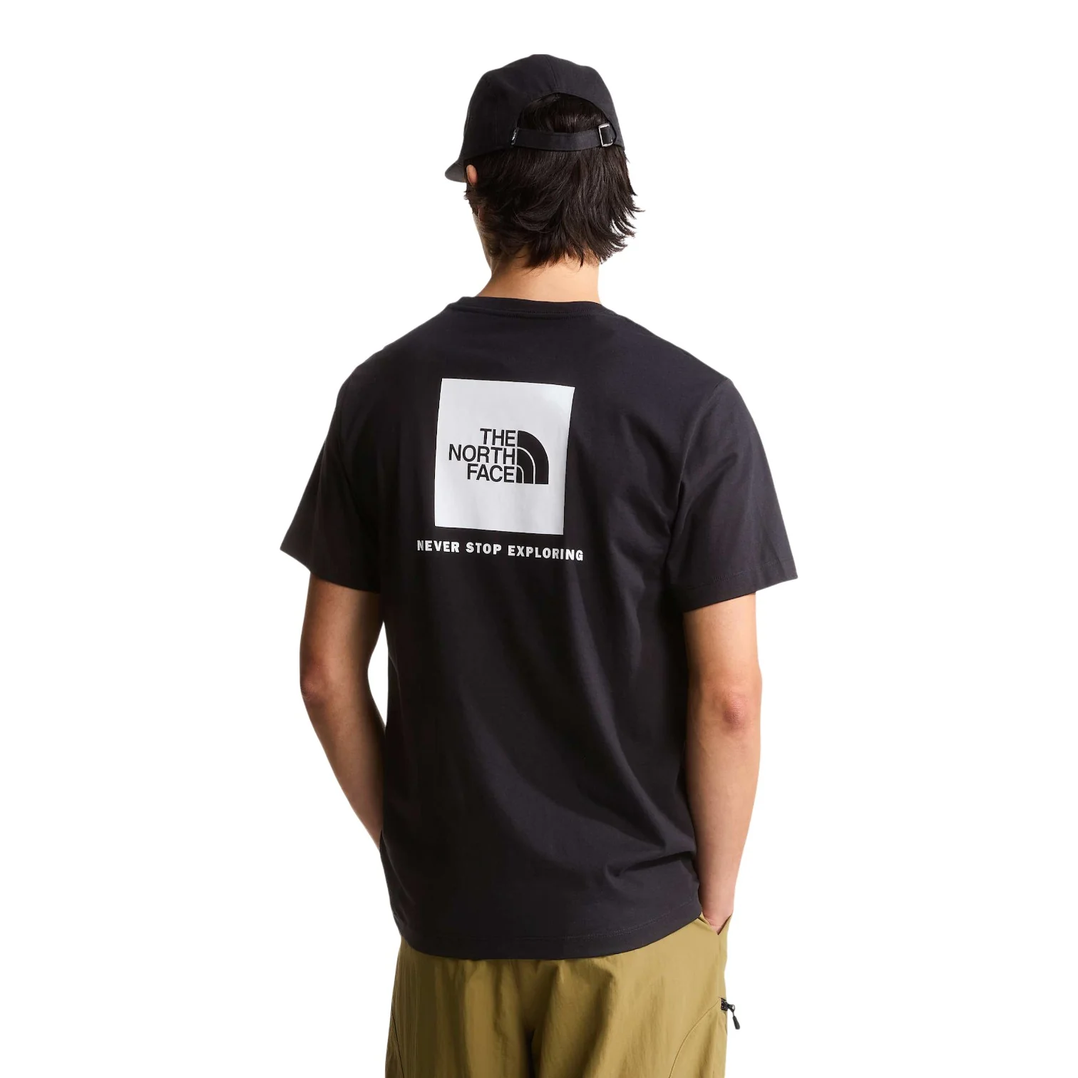 M EVOLUTION BOX NSE REGULAR SHORT SLEEVE TNF BLACK/TNF WHITE - Image 4