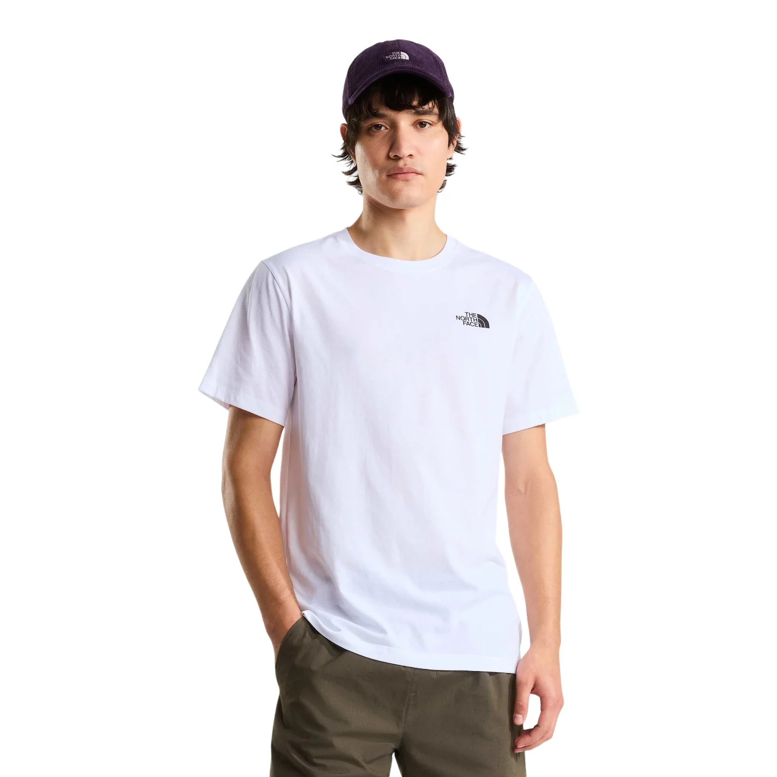 M EVOLUTION BOX NSE REGULAR SHORT SLEEVE TNF WHITE - Image 3