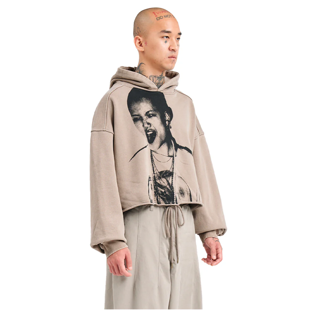 Mens Knitted Hoodie - Image 4