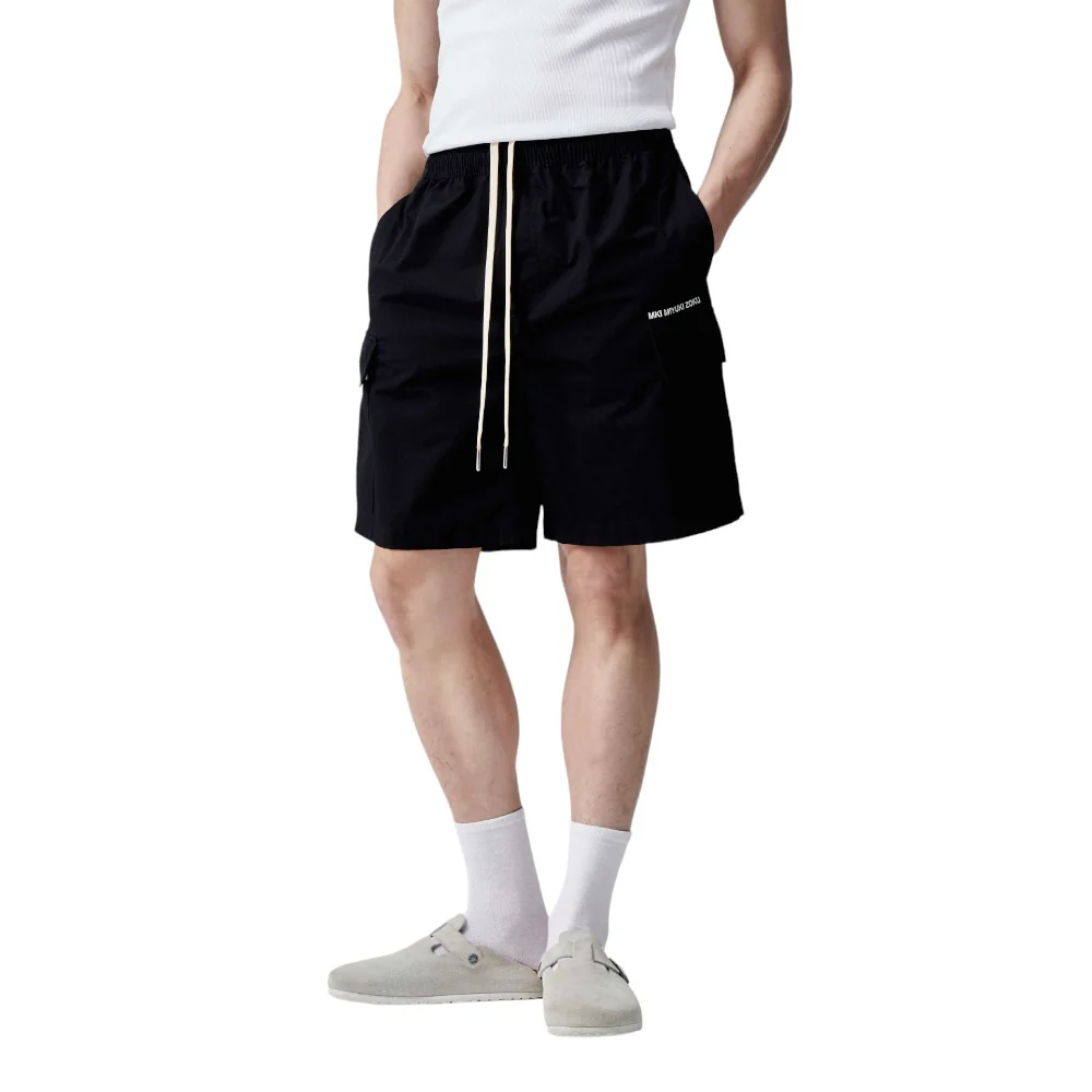 Ripstop Cargo Shorts Black - Image 3
