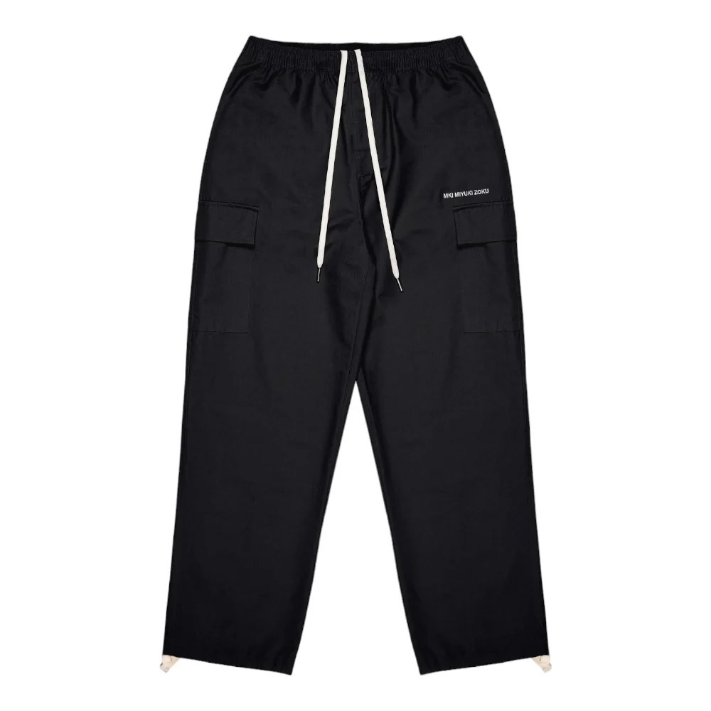 Ripstop Cargo Trousers Black