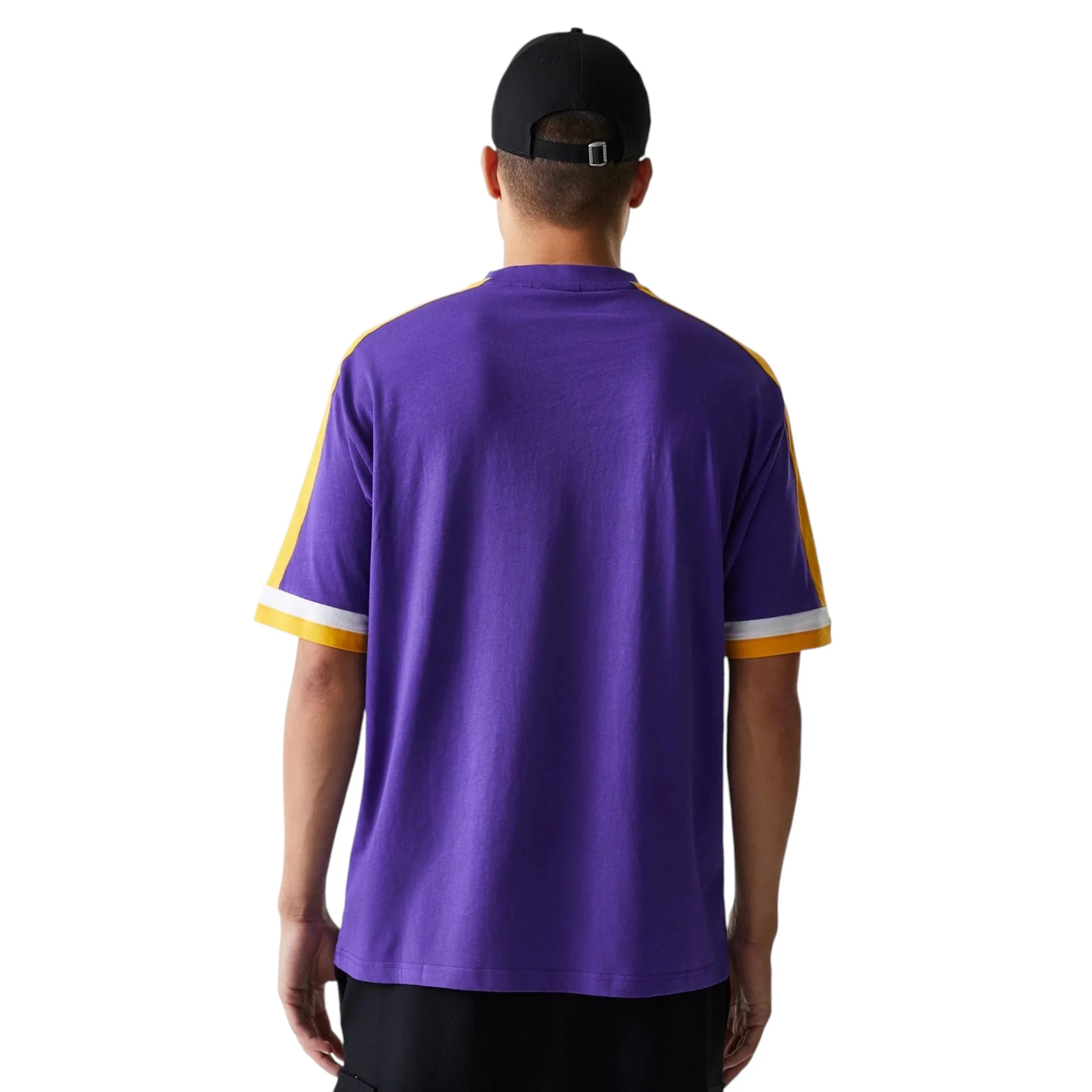 NBA Panel LA Lakers Oversized T-Shirt Purple - Image 2