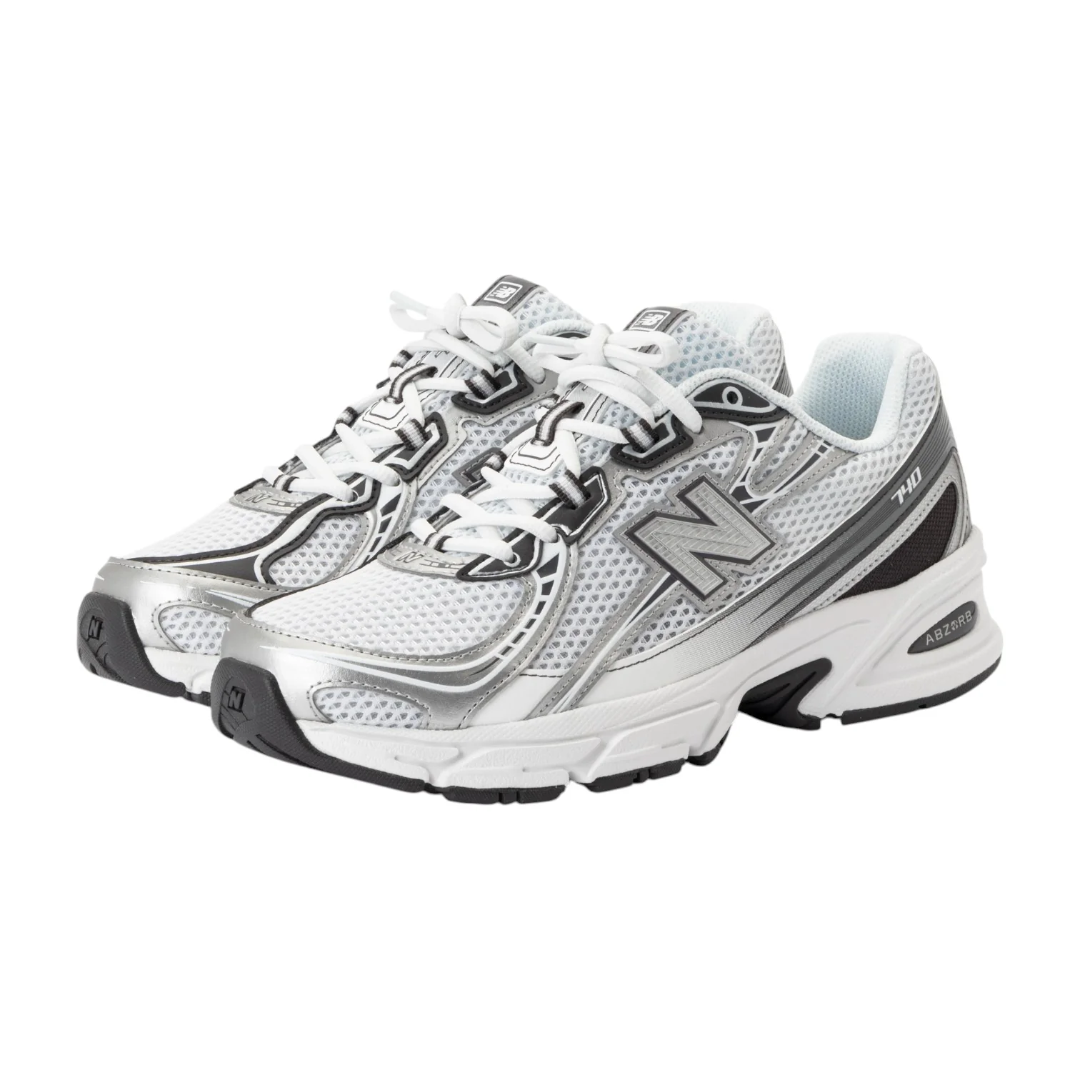 New Balance 740 White/Grey - Image 2