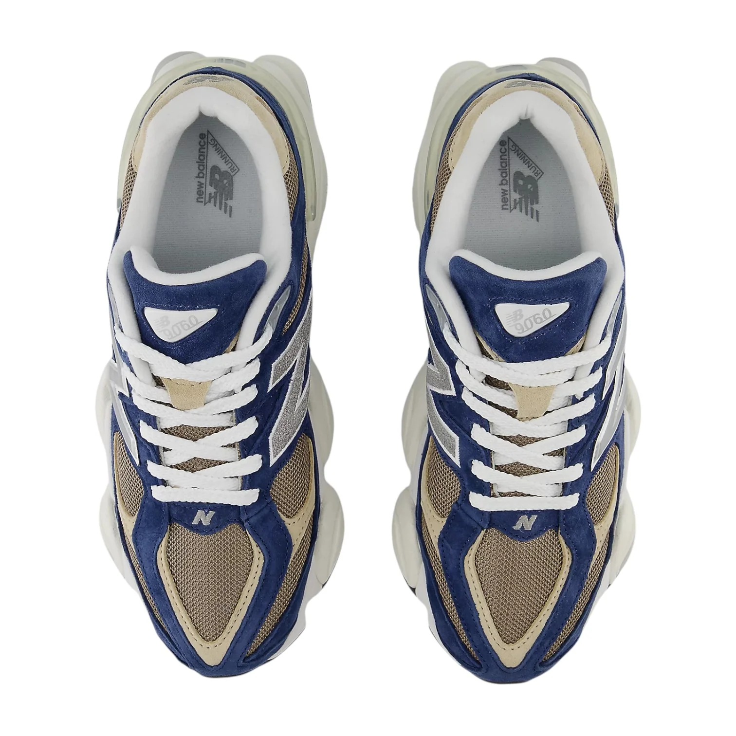 New Balance 9060 Navy & Mushroom - Image 4