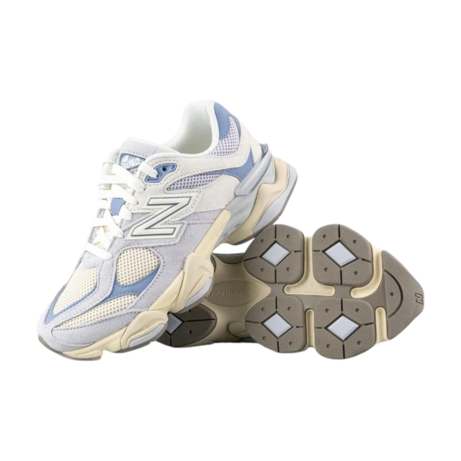 New Balance 9060 Pearl Grey Linen - Image 4