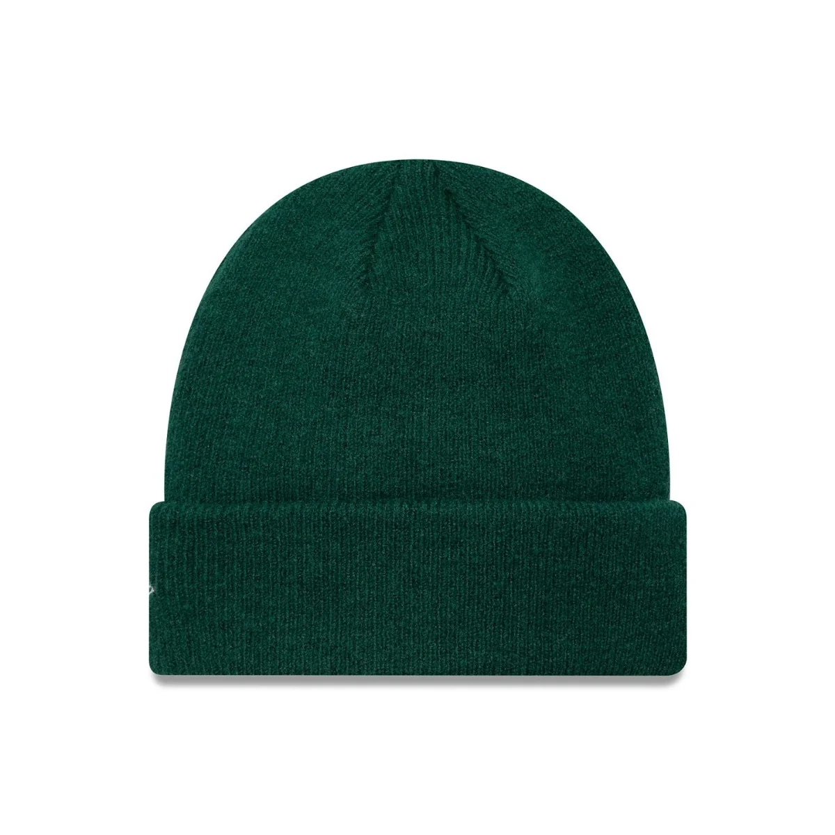 Seasonal Dark Green Cuff Knit Beanie Hat - Image 2