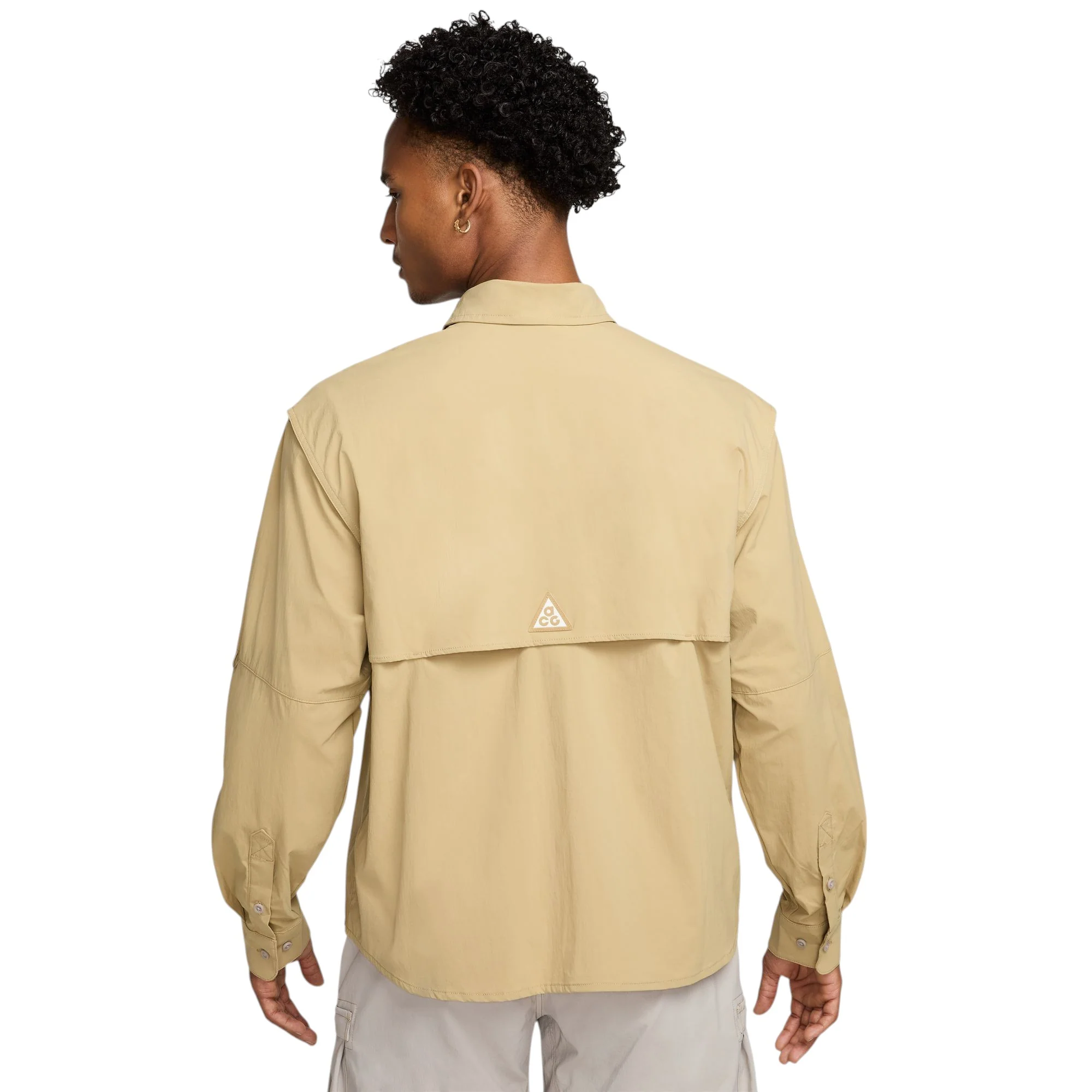 Acg Orb Weaver Drifit Adv Uv Shirt Beige - Image 2