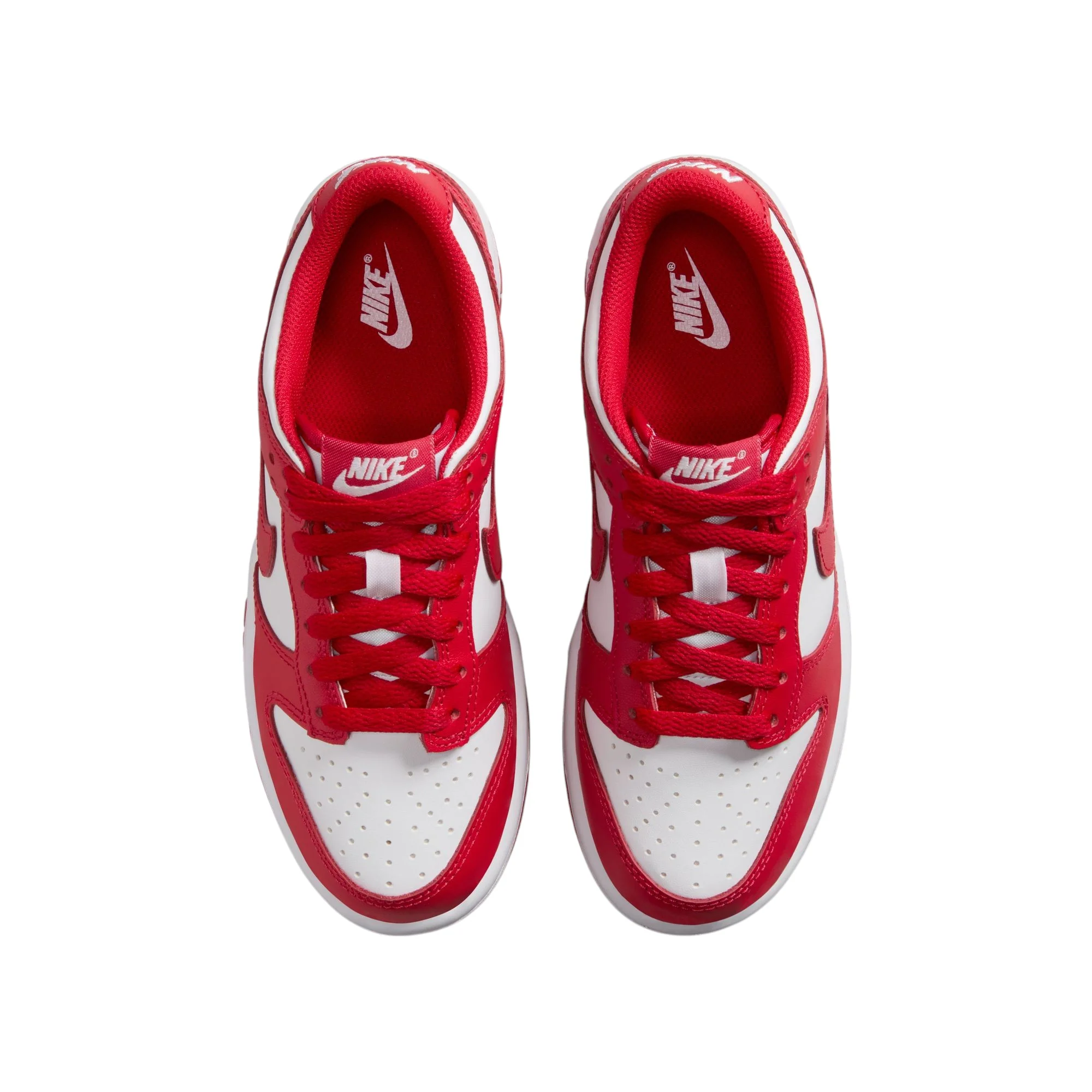 Nike Dunk Low White University Red - Image 4