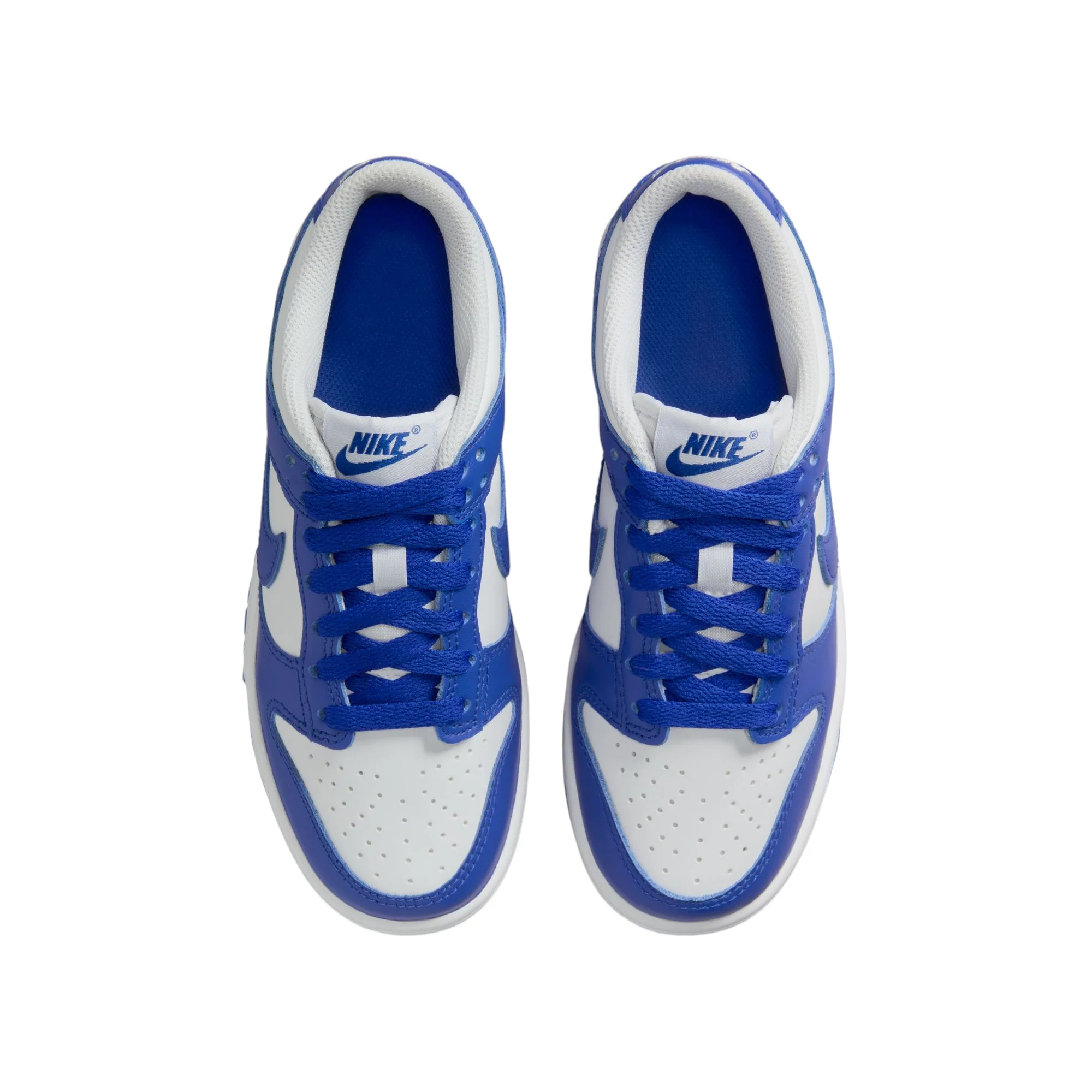 Nike Dunk Low White Hyper Royal - Image 4