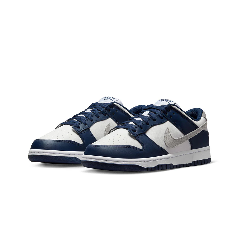 Nike Dunk Low Summit White Midnight Navy - Image 2