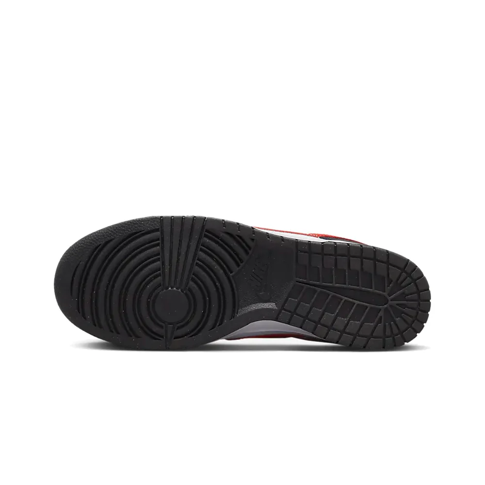 Nike Dunk Low Retro Black White Red - Image 6