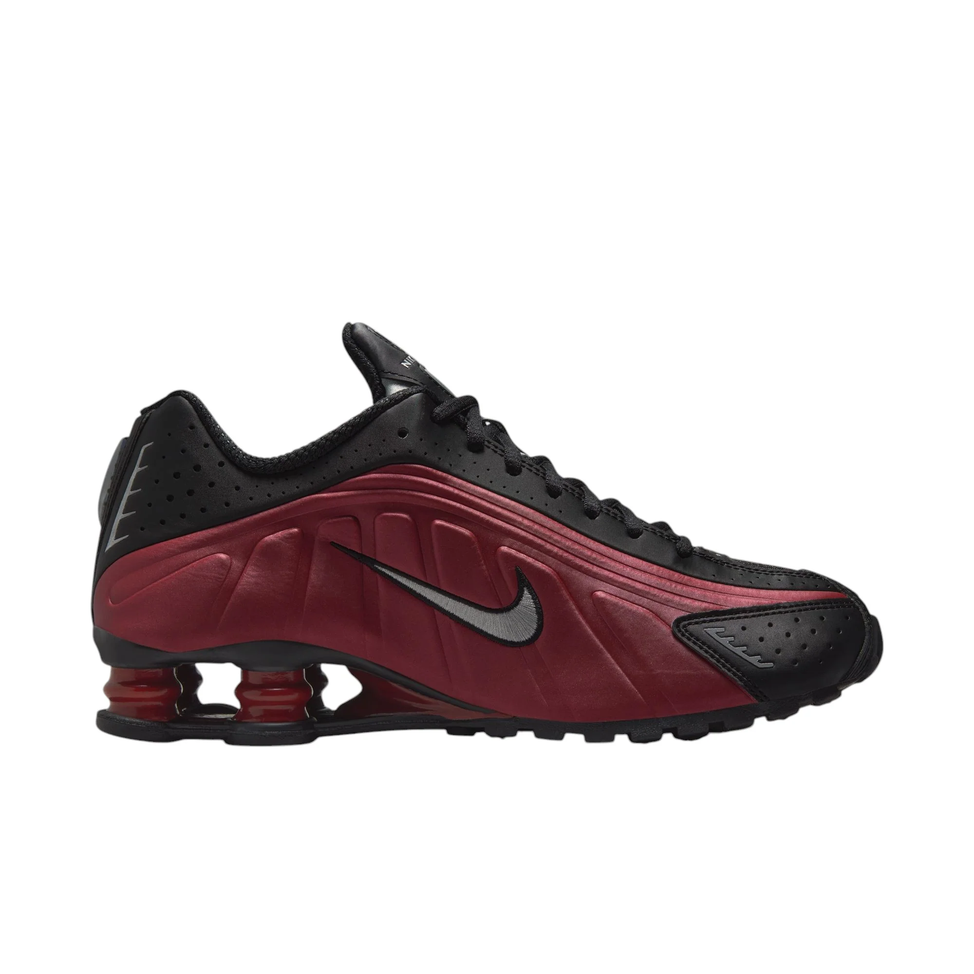 Shox R4 Black & Team Red - Image 3