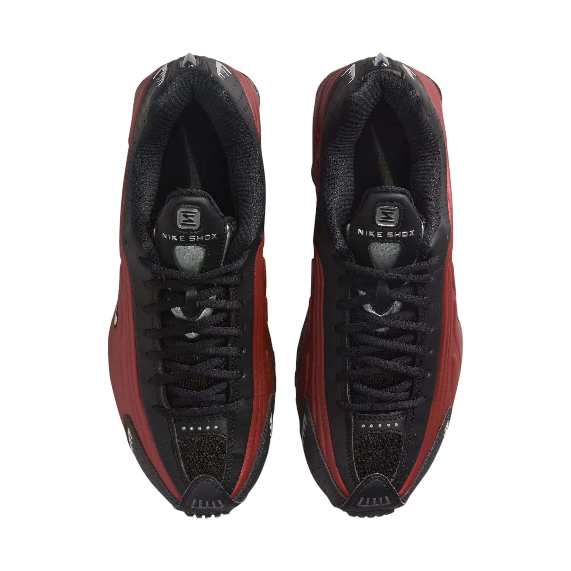 Shox R4 Black & Team Red - Image 4