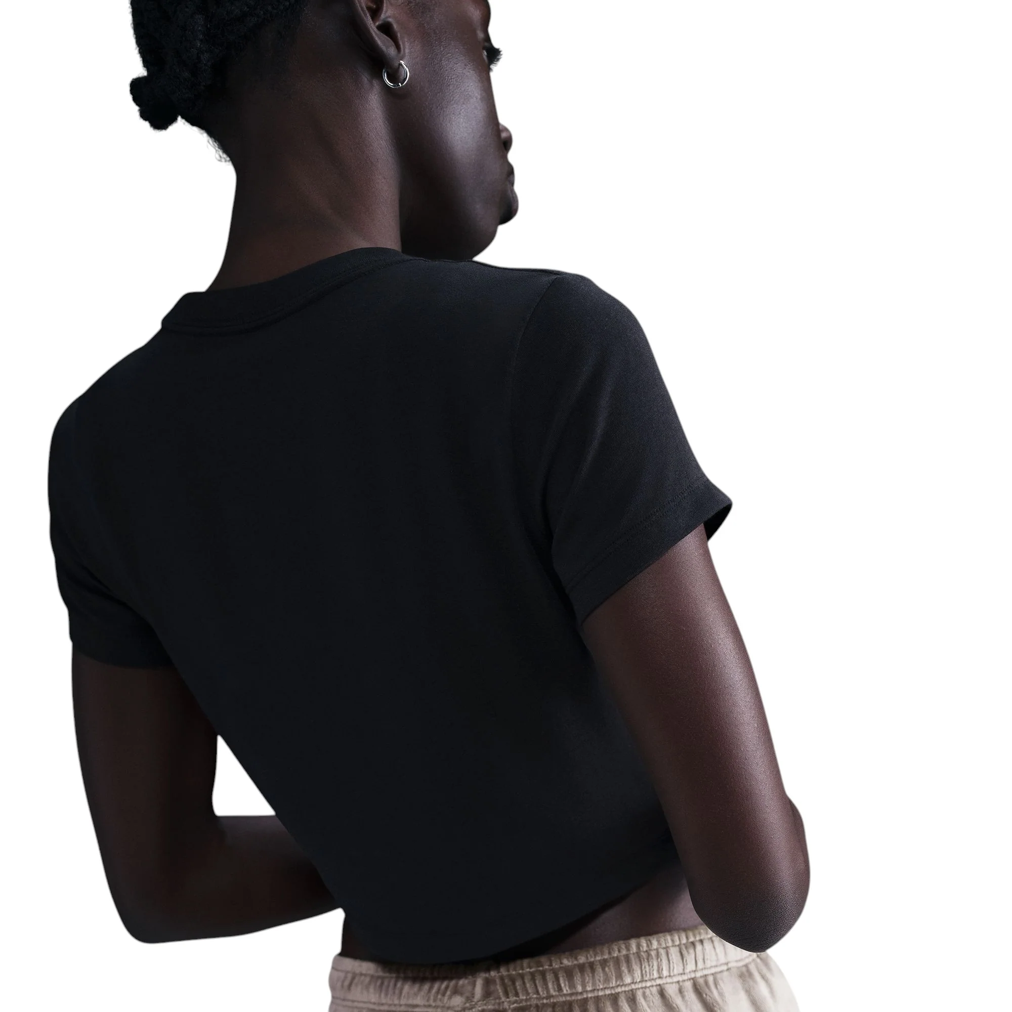 Sportswear Chill Knit Cropped Tshirt Black - Image 4