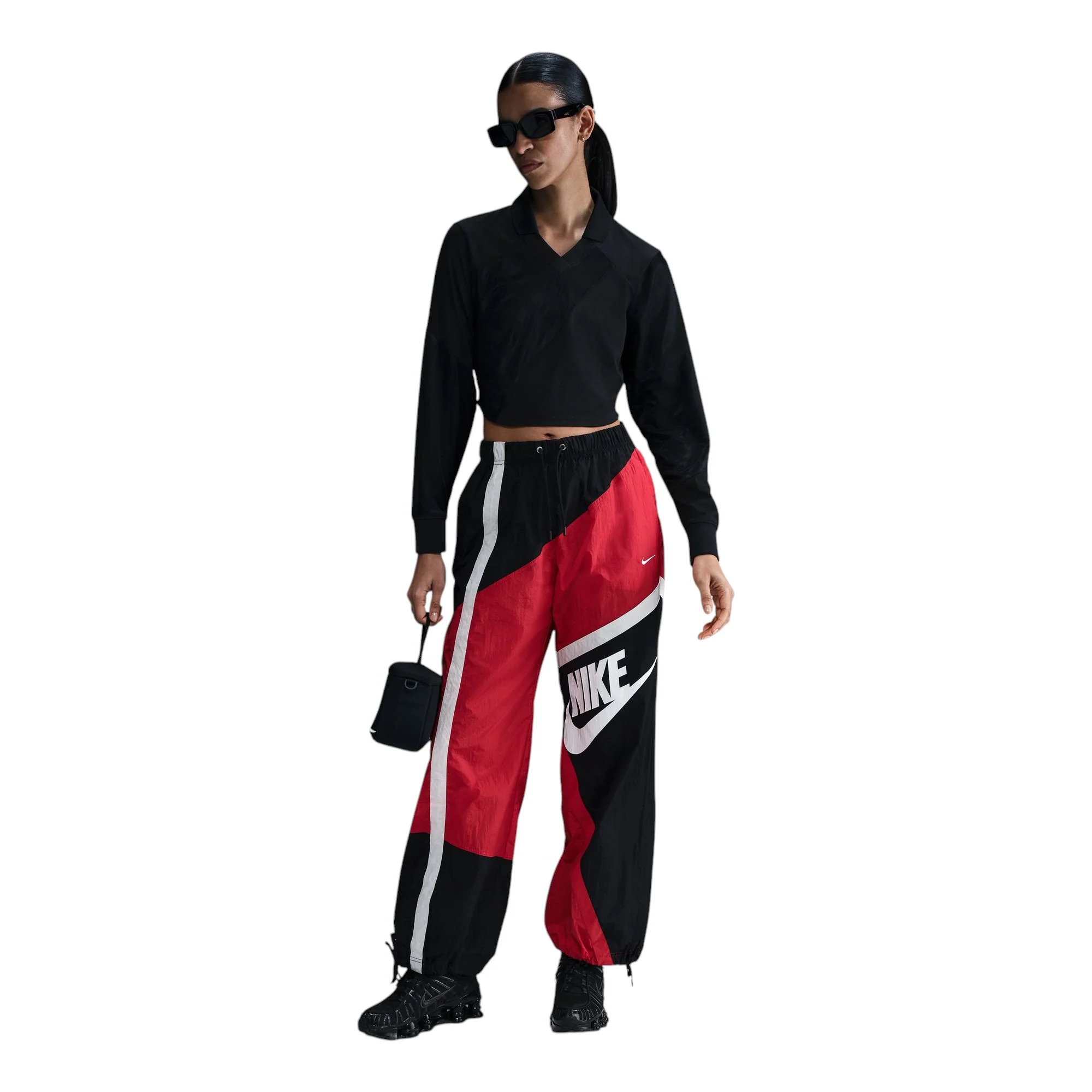 port wear  treet Woven Oh Pant Red - Image 3