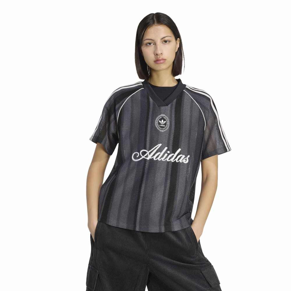 Originals Summer Glow Knitted Oversized Jersey Black - Image 2