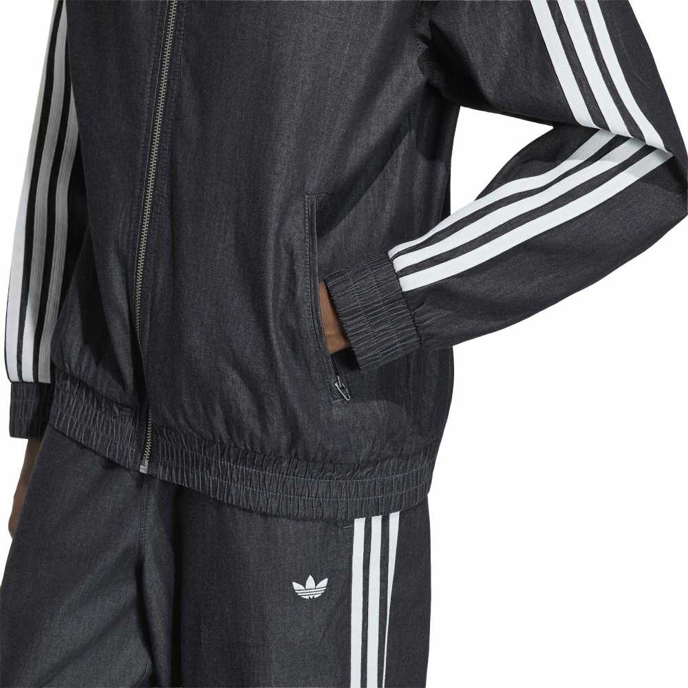 Originals Summer Glow Light Denim Firebird Track Jacket Black - Image 5