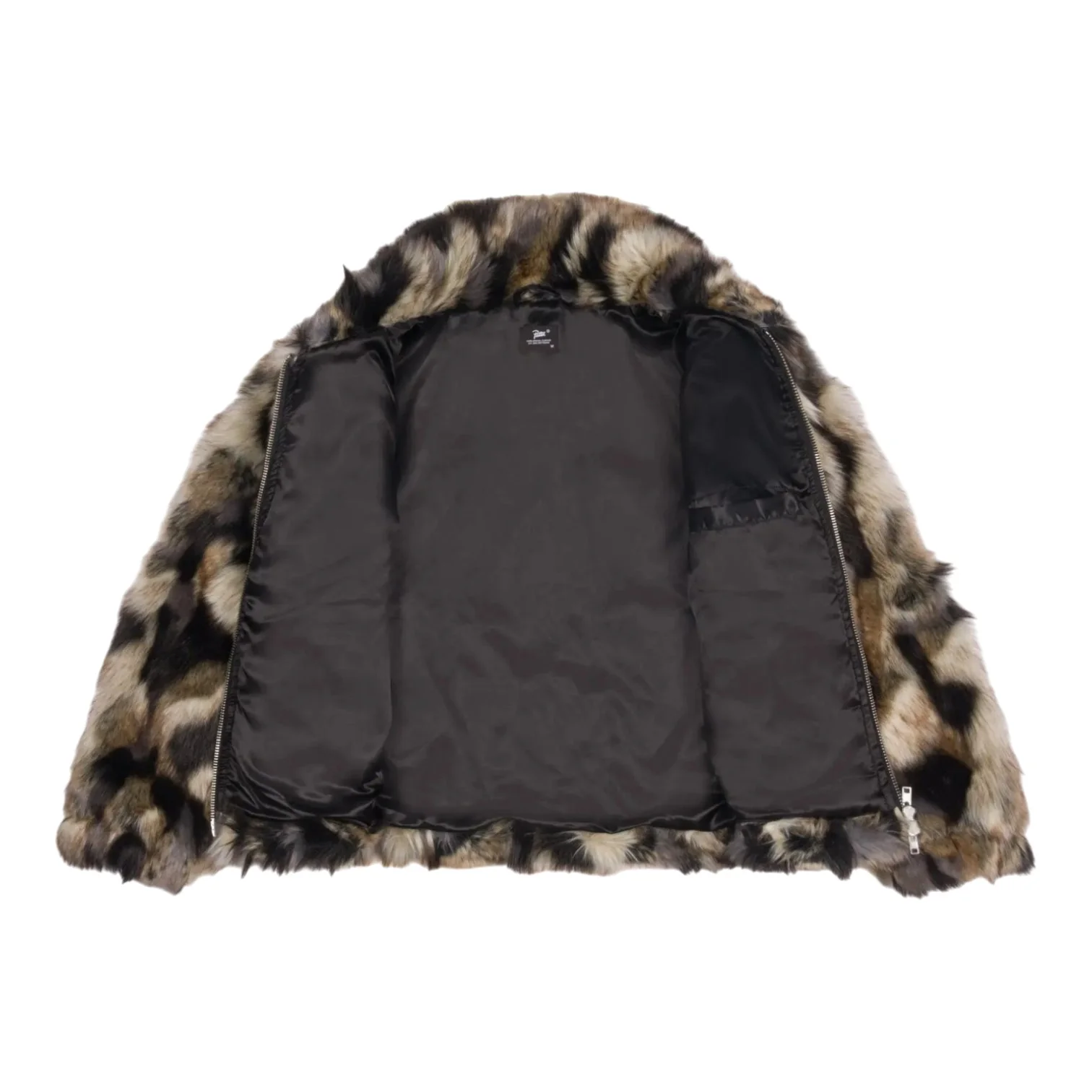 Faux Fur Patchwork Jacket Multi - Image 3