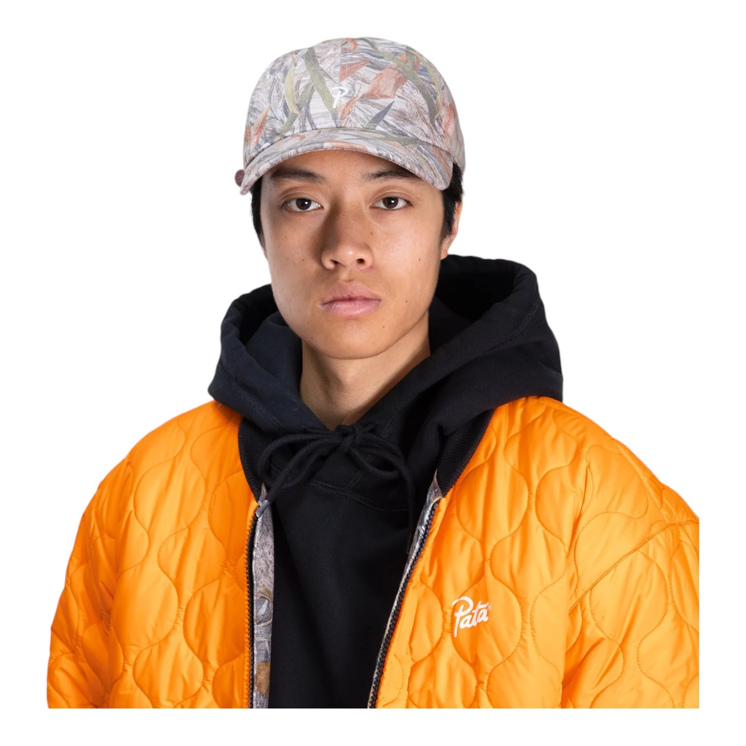 Nature Print Canvas Sports Cap - Image 2