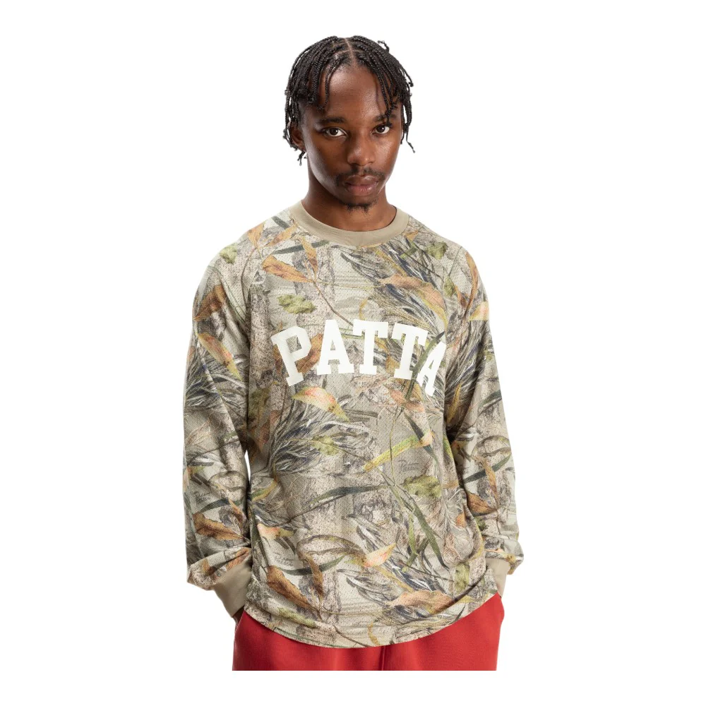 Nature Print Longsleeve Mesh Jersey - Image 3